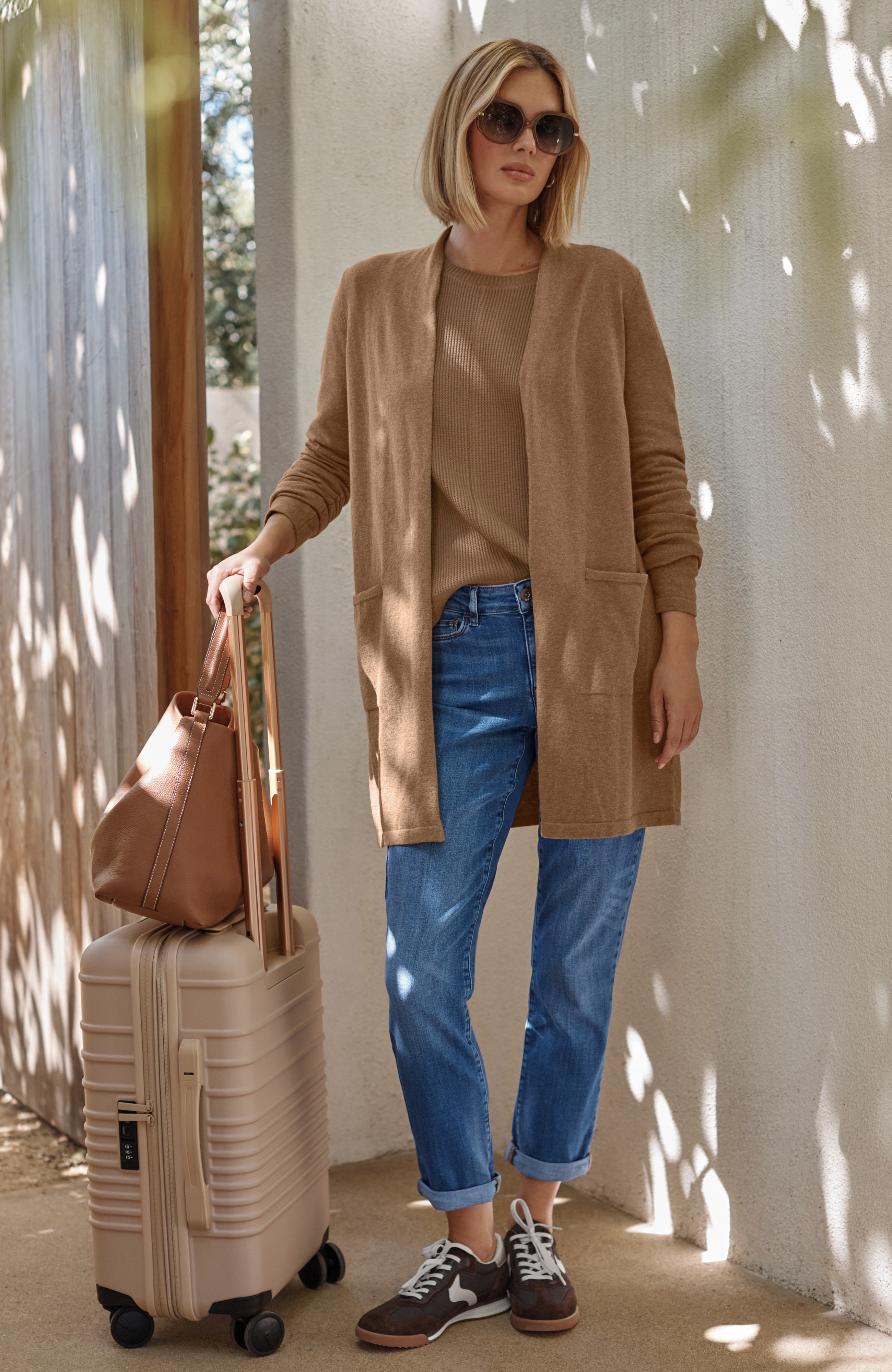 Getaway Open-Front Long Cardi | JJill