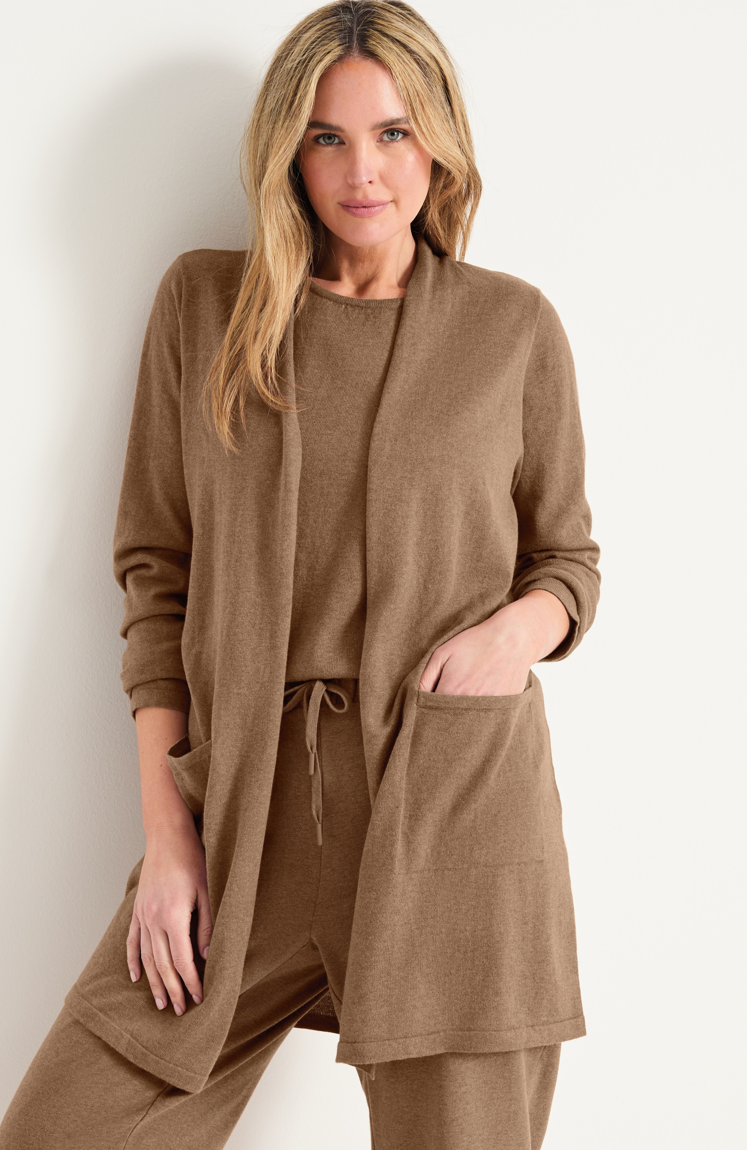 Getaway Open-Front Long Cardi | JJill