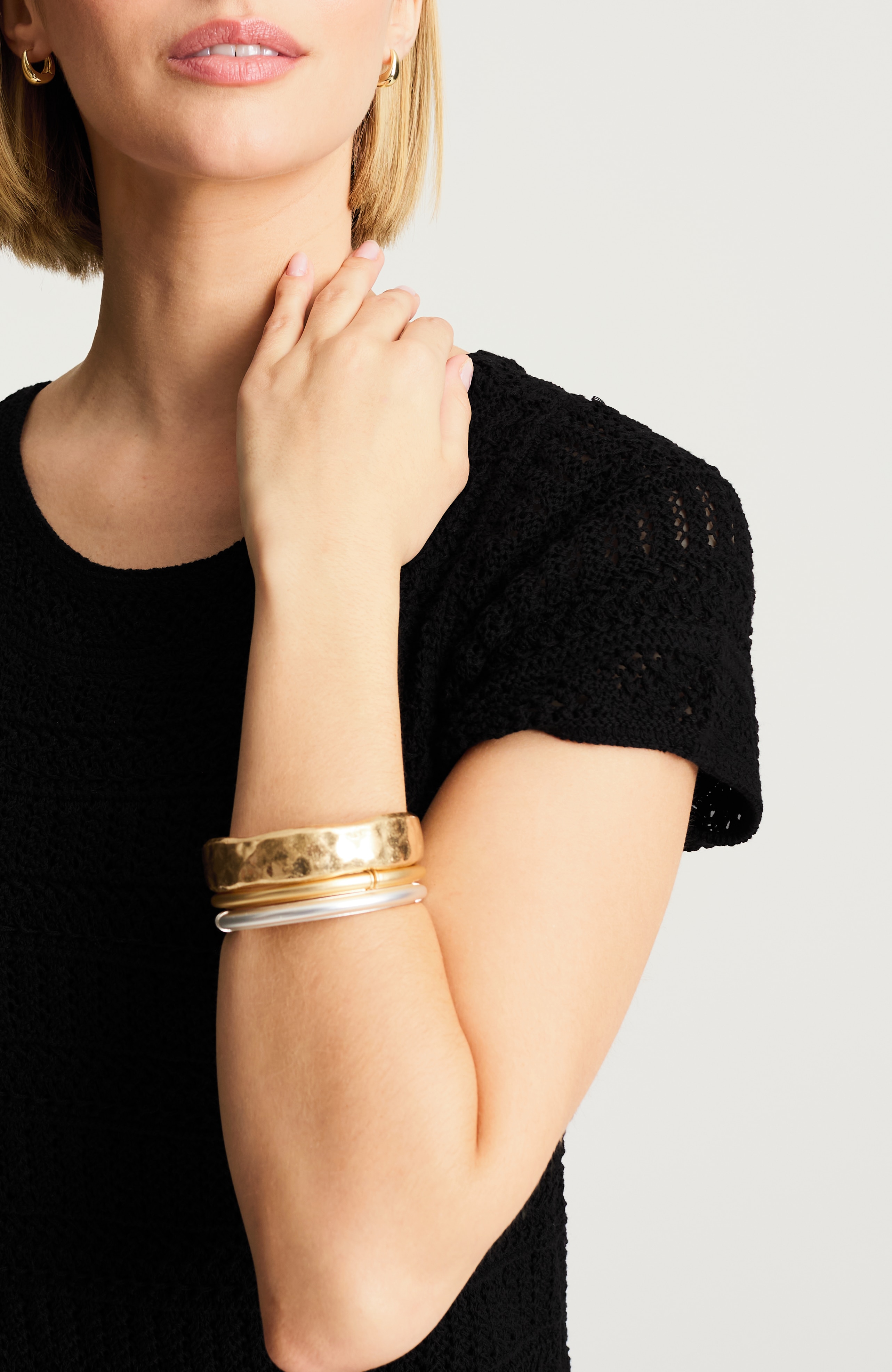 crochet cap-sleeve dress