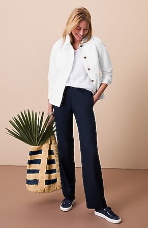 Image for Side-Tie Button-Front Jacket