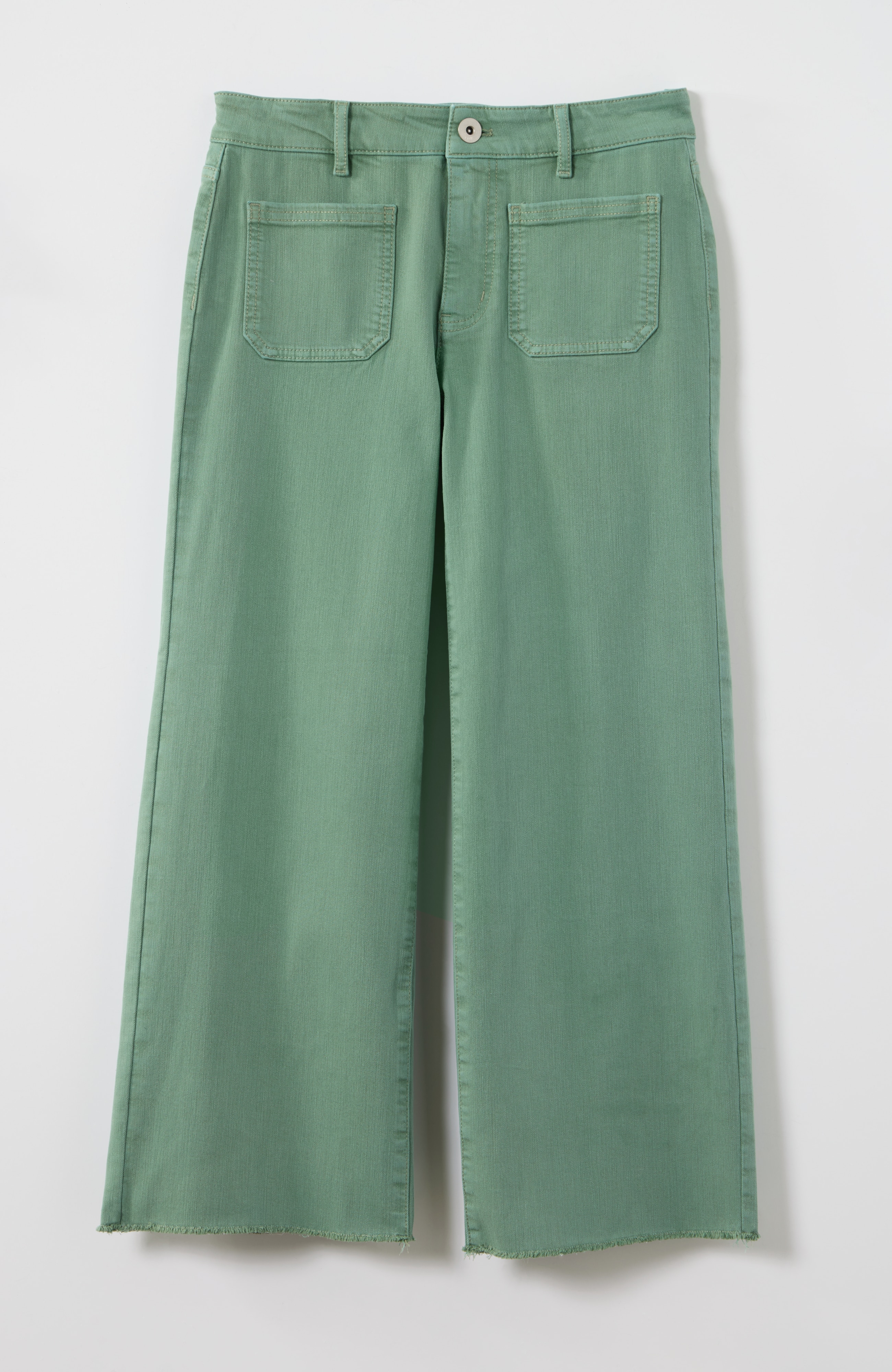 Mid-Rise Wide-Leg Crops