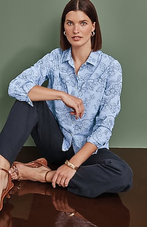Image for One-Pocket Button-Front Shirt