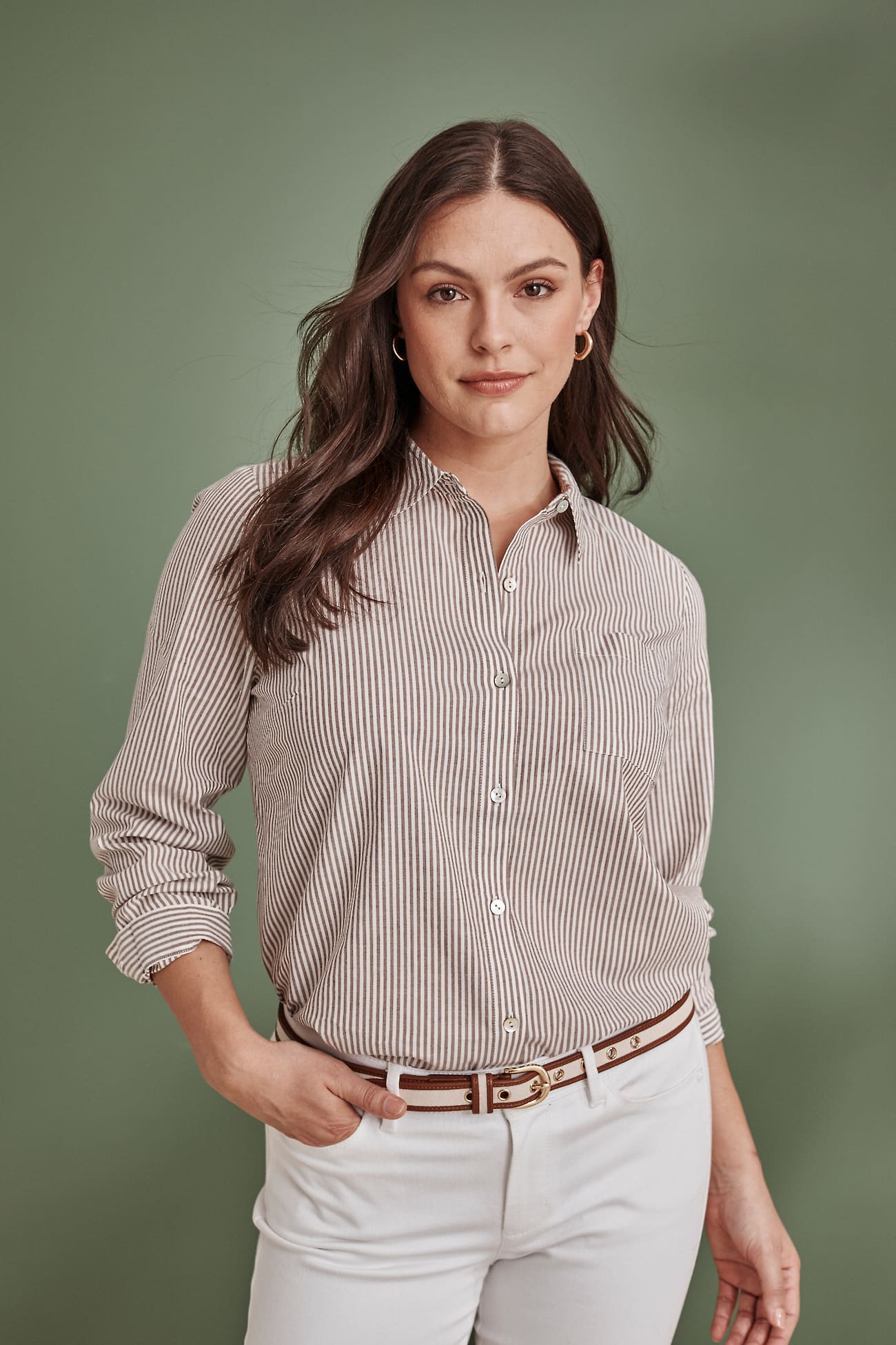 Jjill One-pocket Button-front Shirt