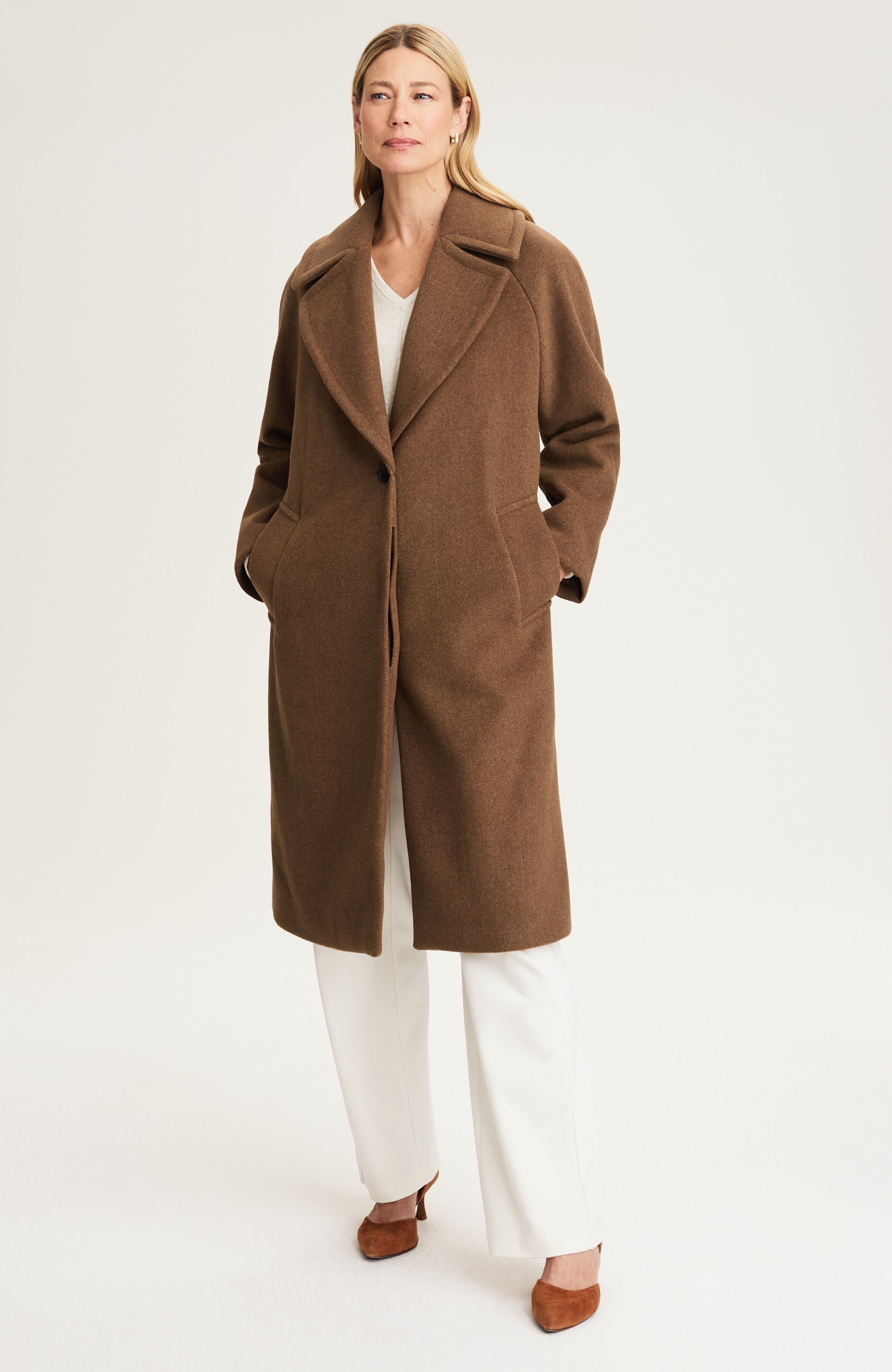 NOTCH-COLLAR COAT | JJill