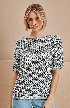 Image for Pure Jill Textured-Knit Sweater