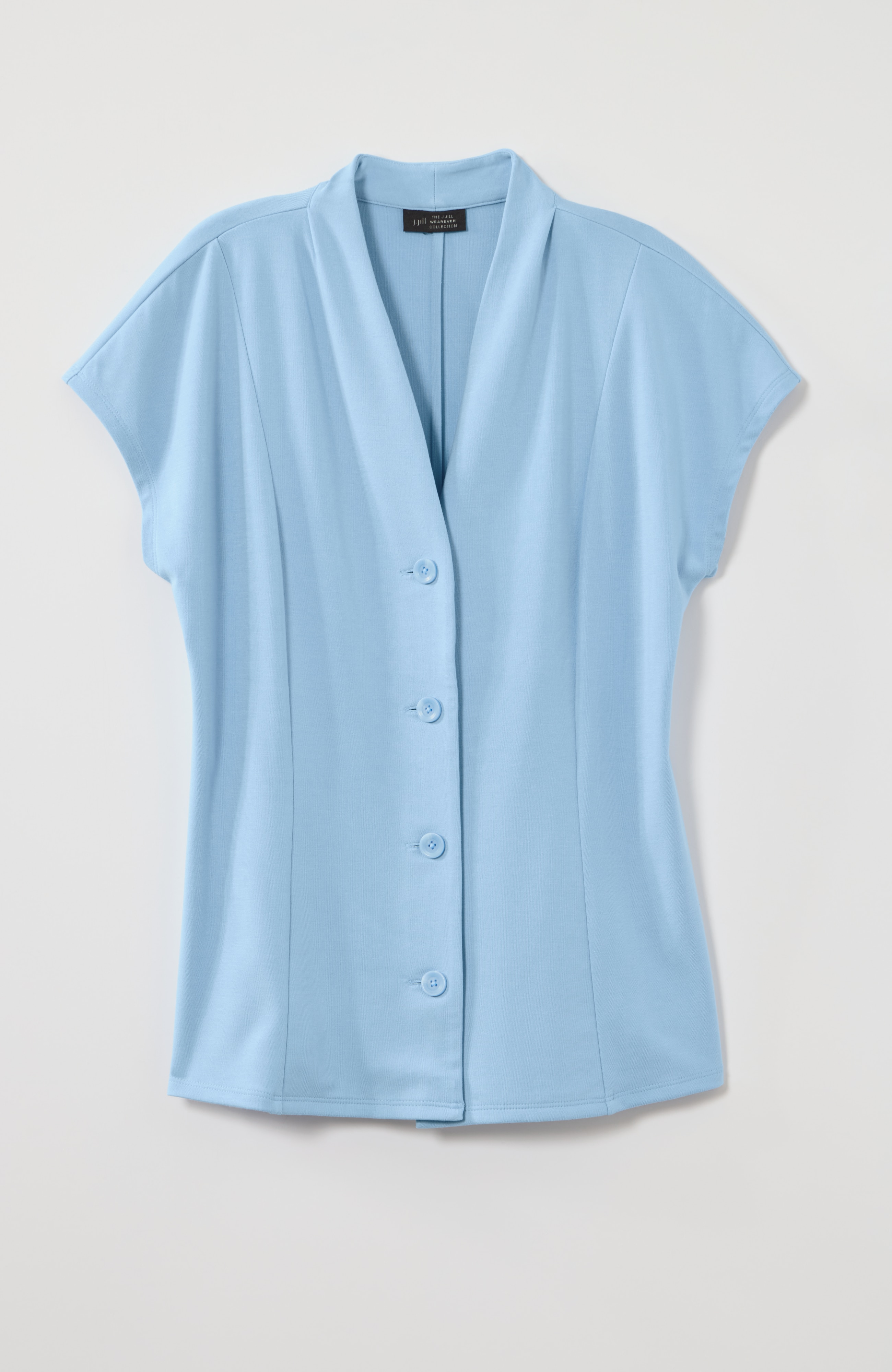 WE KNIT BUTTON-FRONT TOP | JJill