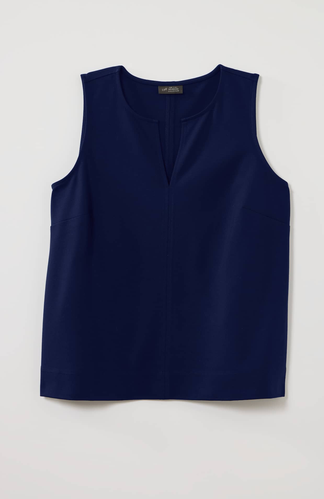 Wearever Polished-Knit Sleeveless Top | JJill
