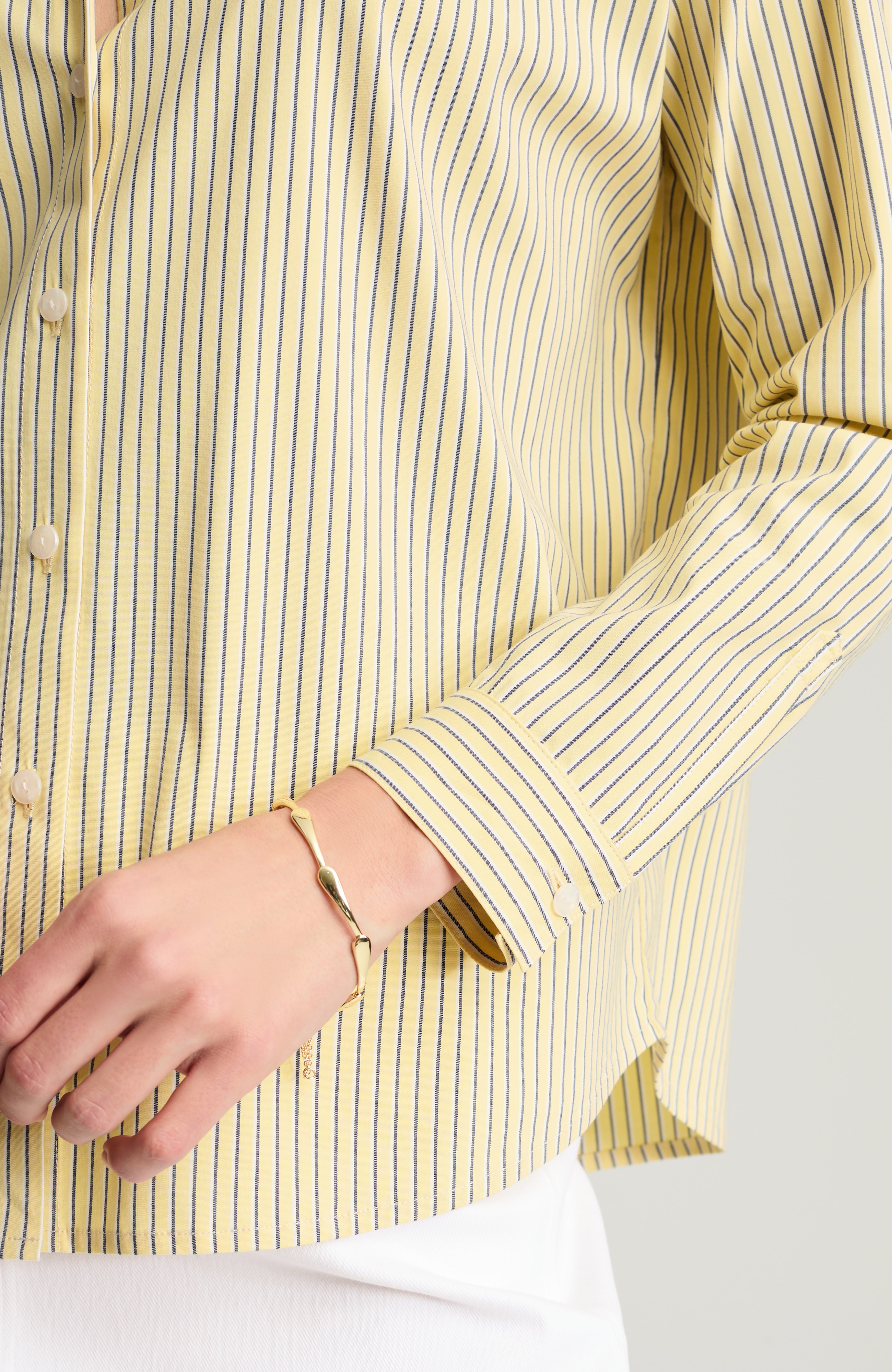easy button-front shirt