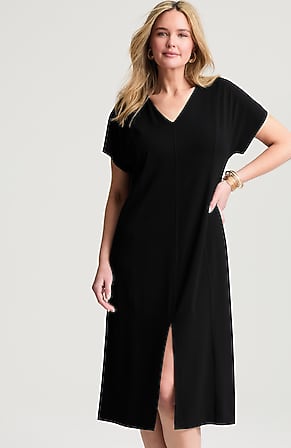 Image for Wearever Seamed V-Neck Dress