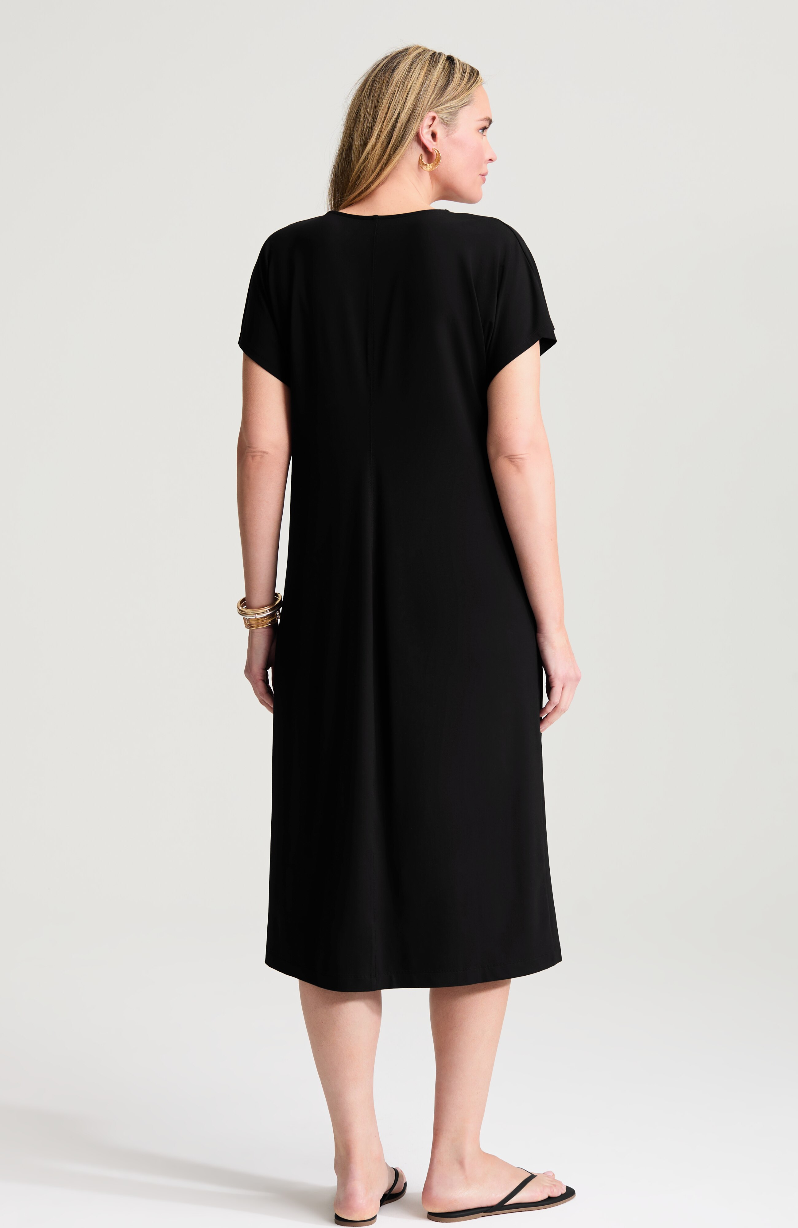 wearever seamed v-neck dress