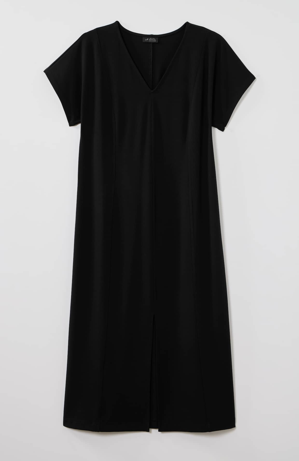 black v neck shirt dress Women's Tie Belt Button Down Shirt Dress Casual Office Mini Length Dress Black M