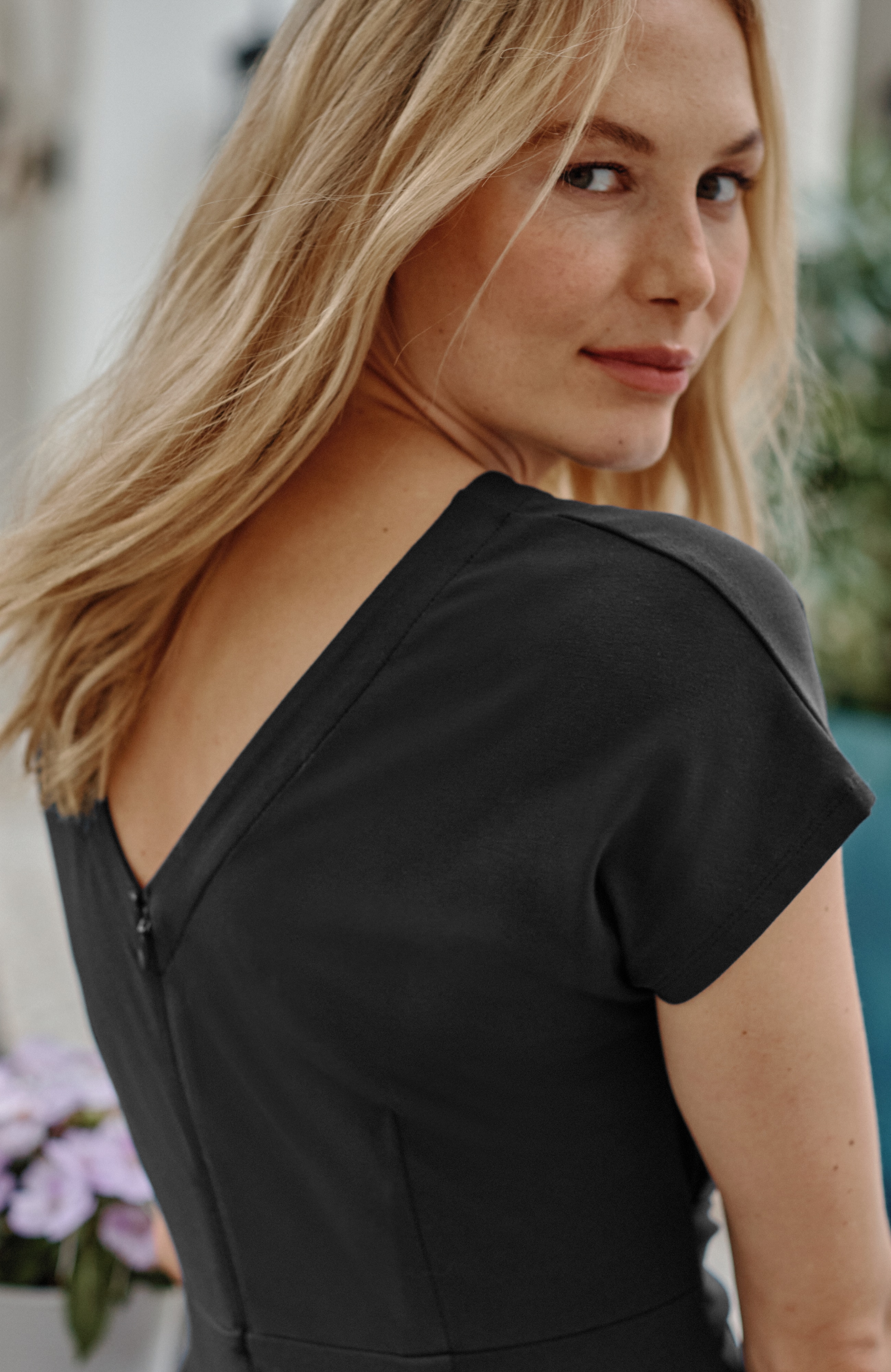 Wearever Knit Tie-Waist Jumpsuit