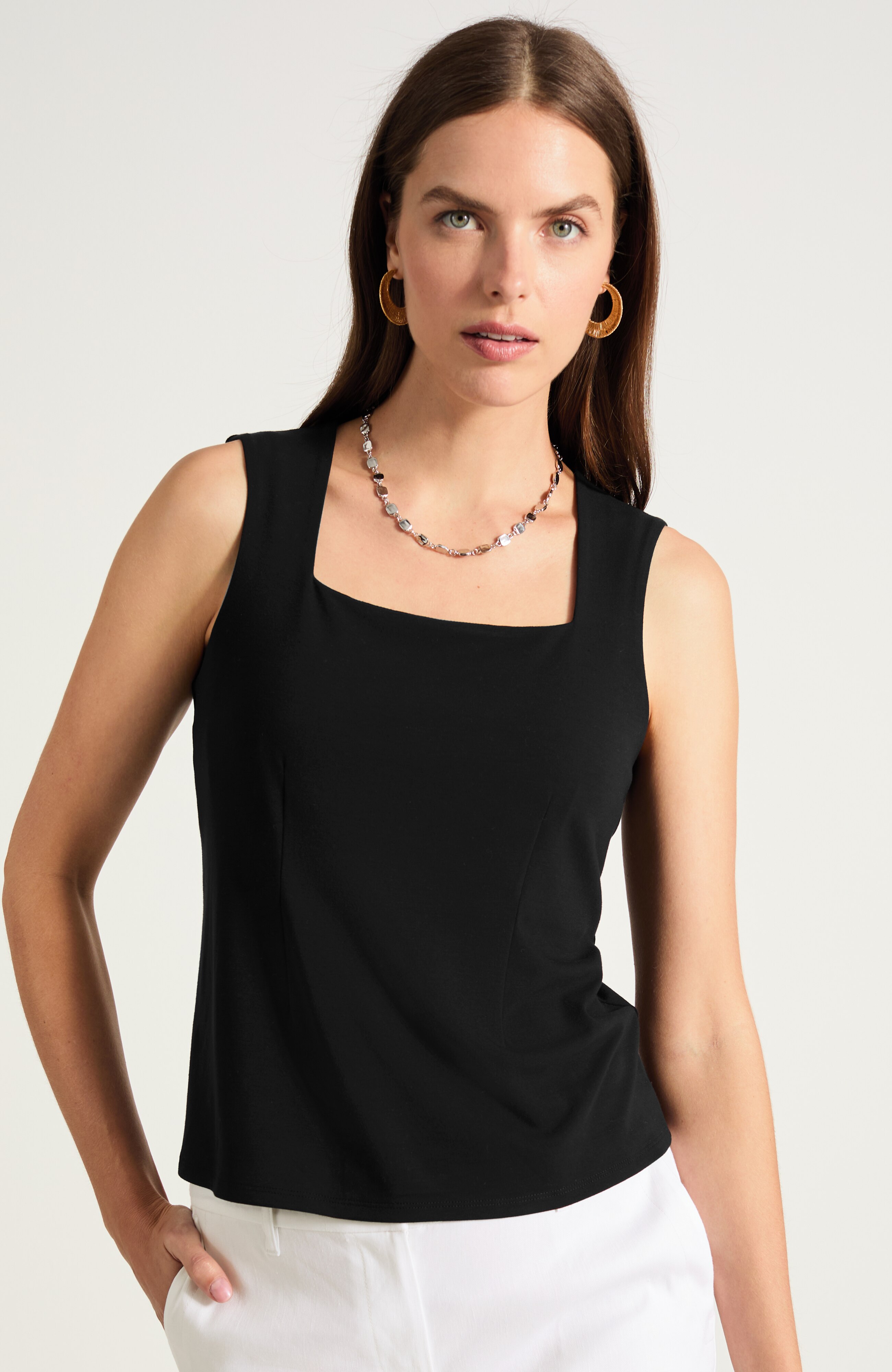 Square-Neck Top | JJill
