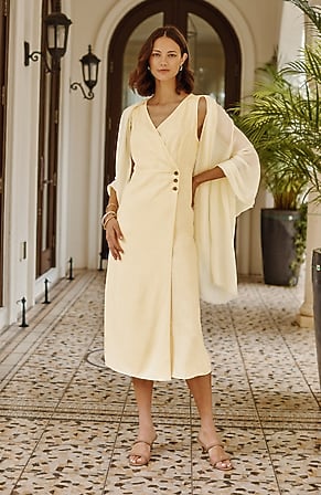 Image for Buttoned Wrap Dress