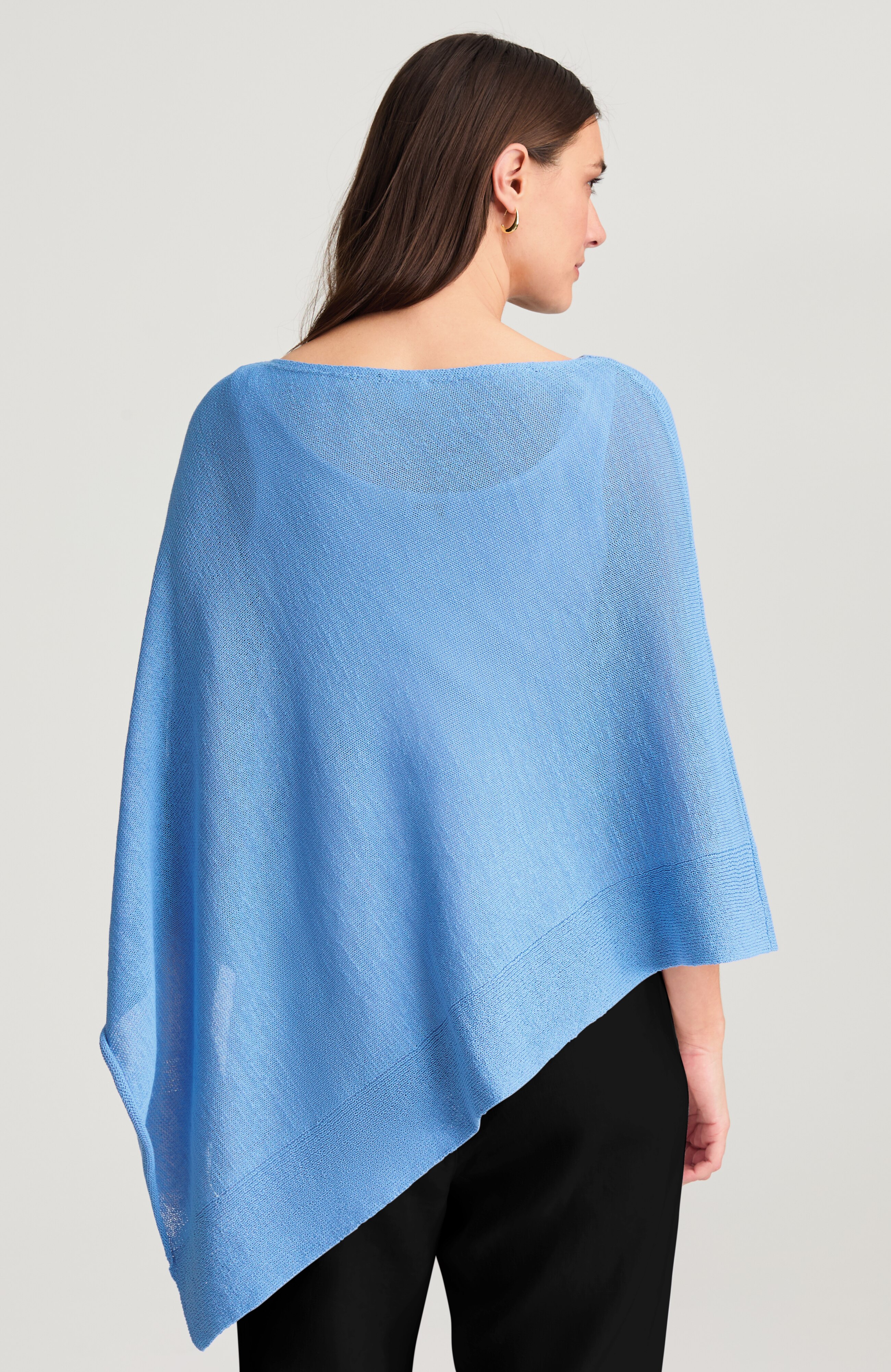 breezy knit poncho