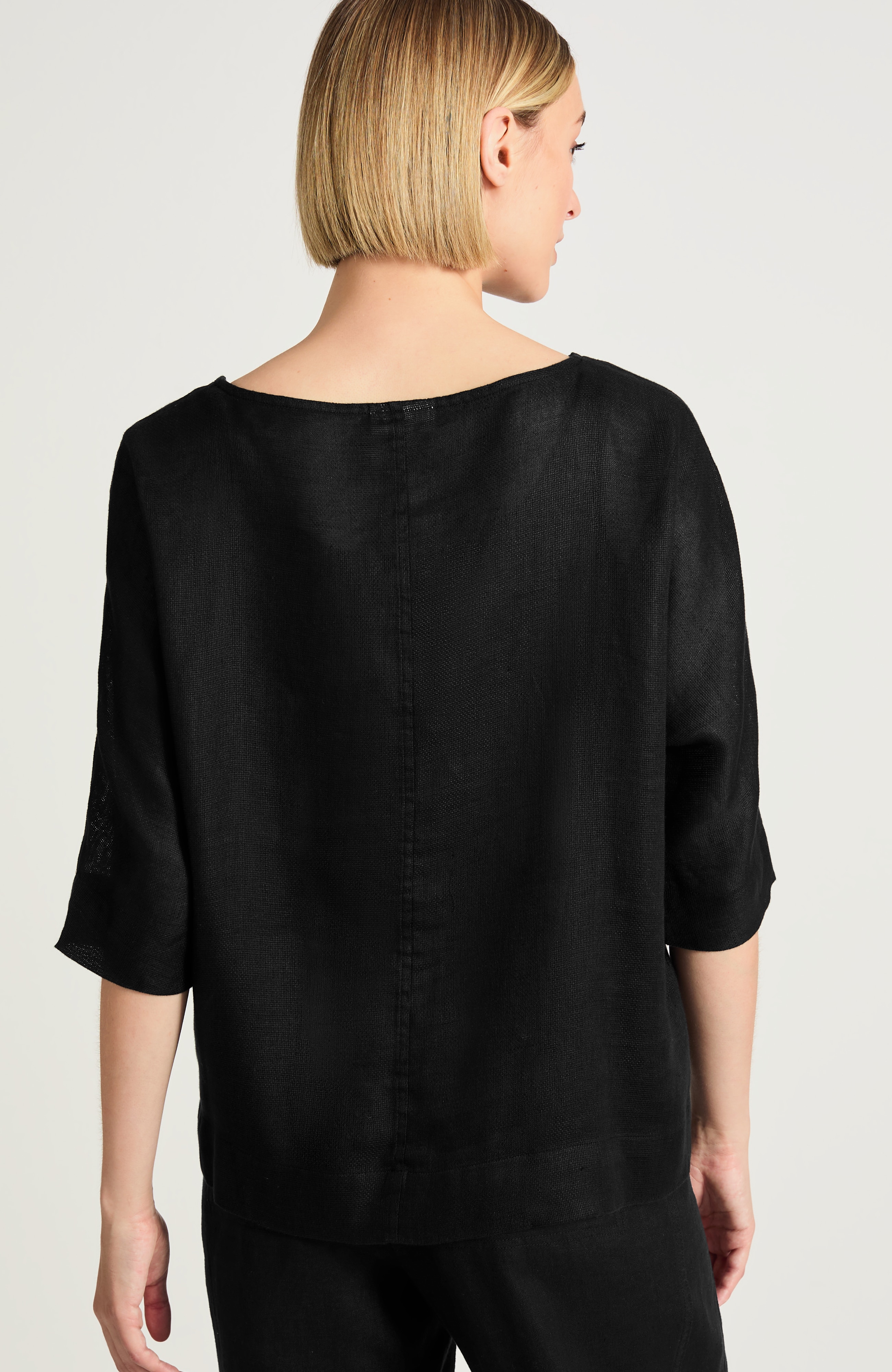 pure jill linen popover top