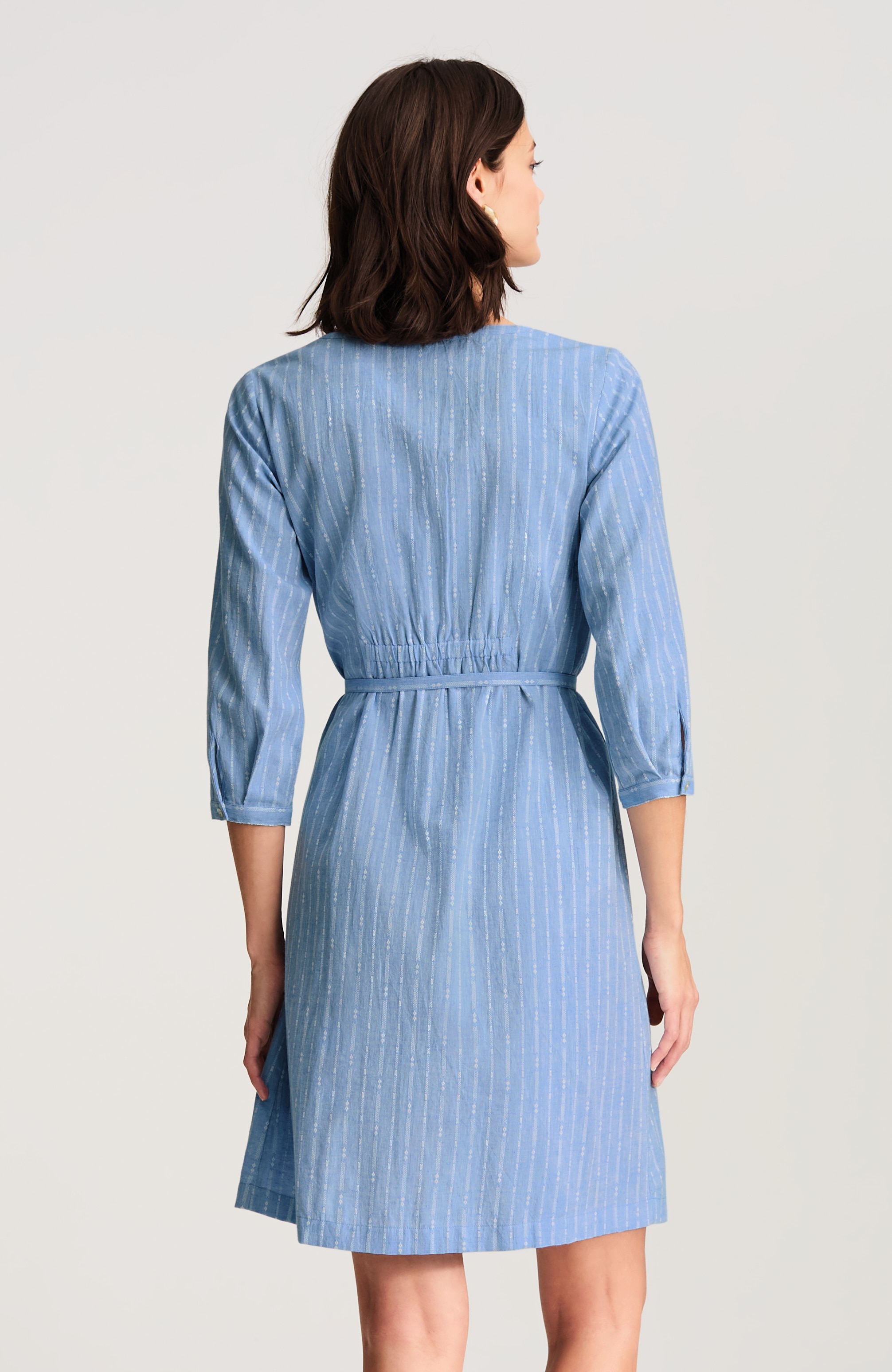 pure jill dobby henley dress