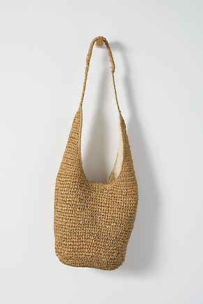 Image for Straw Hobo Bag