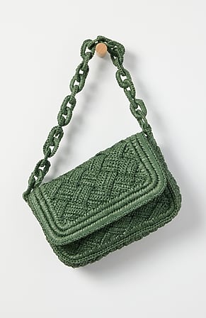 Image for Straw Convertible Clutch