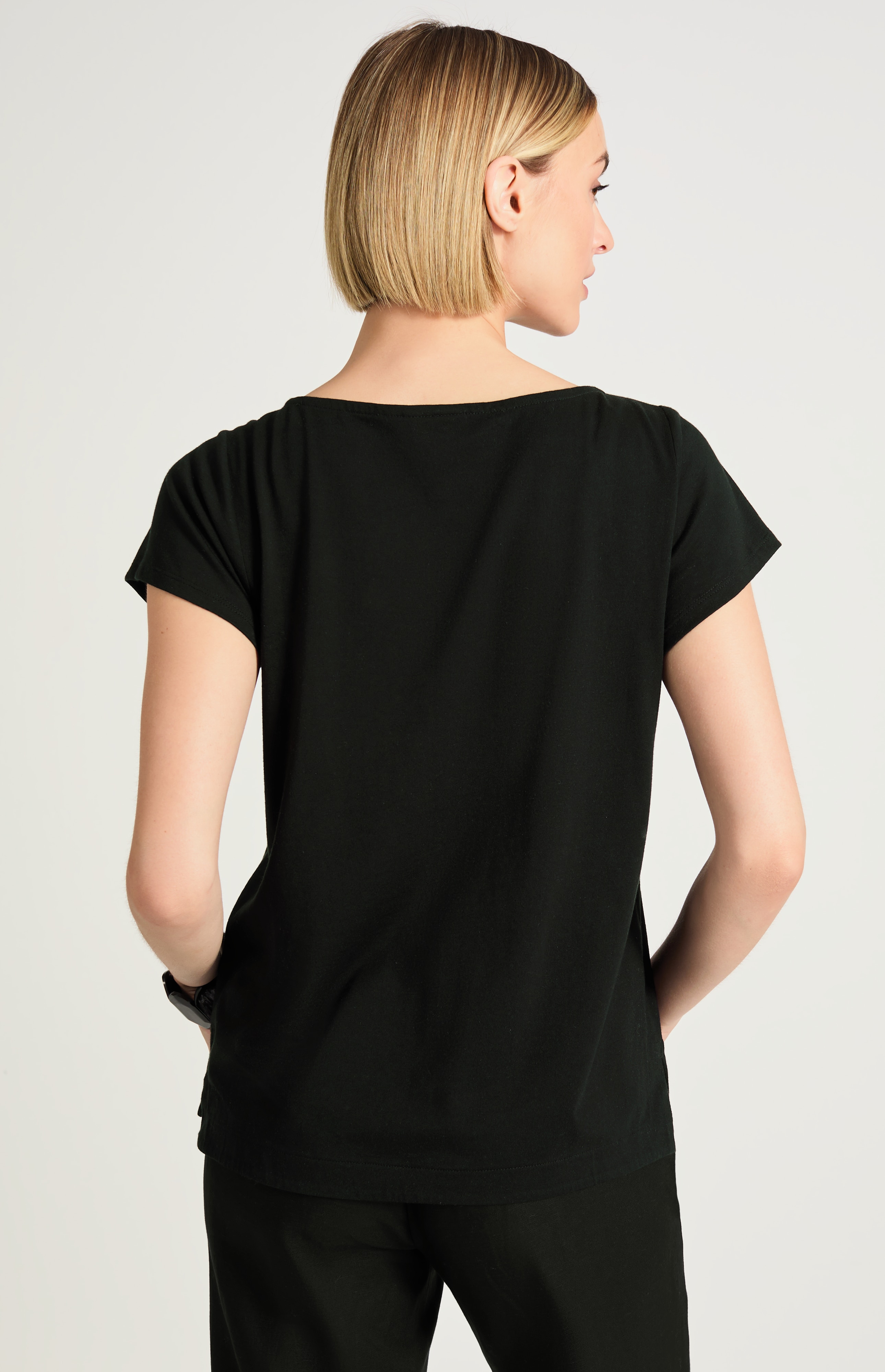 Pure Jill Soutache-Embroidered Top