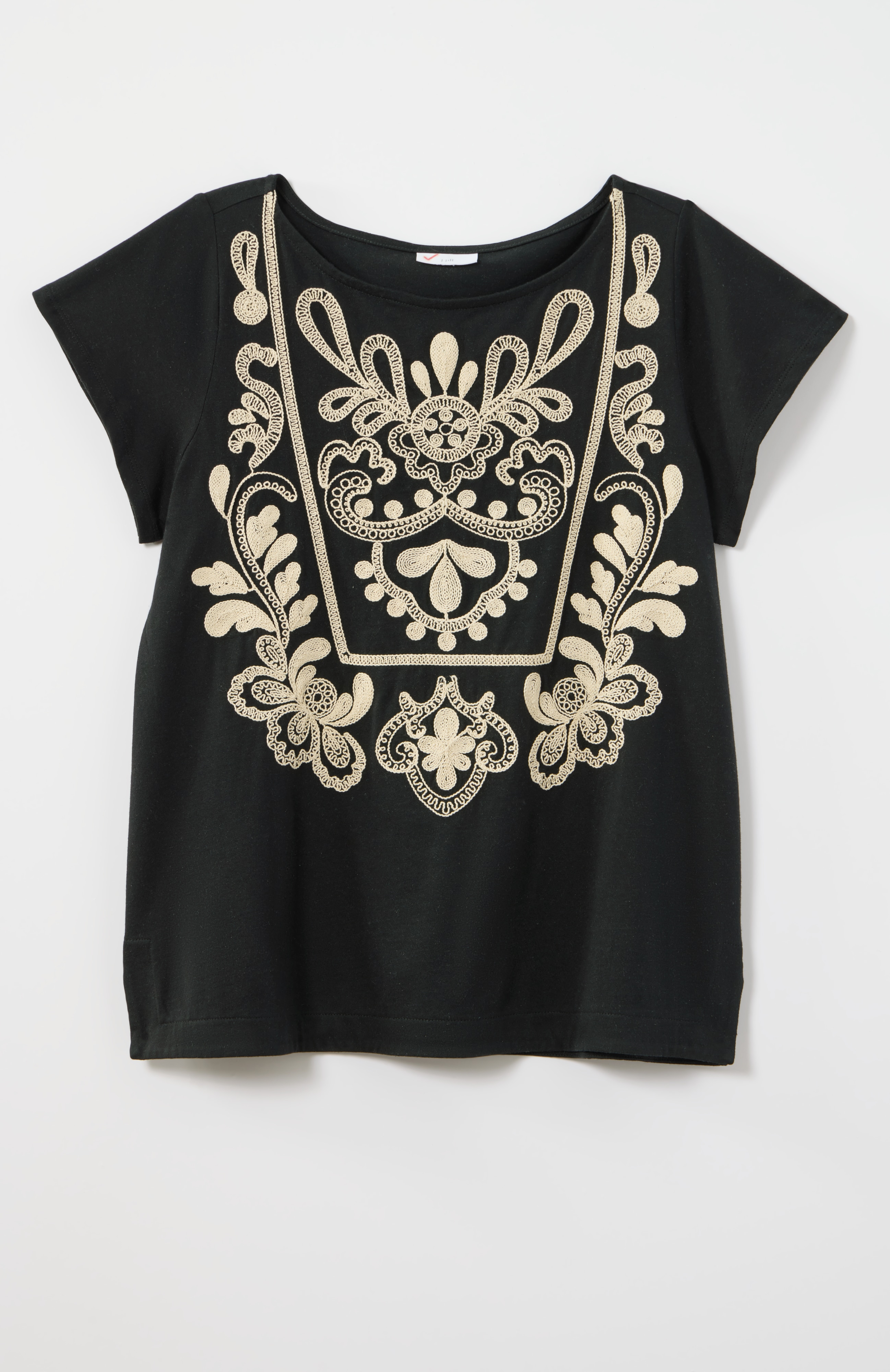 Pure Jill Soutache-Embroidered Top | JJill