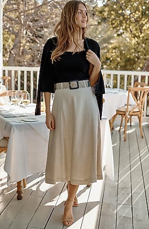Image for Seamed Maxi Skirt