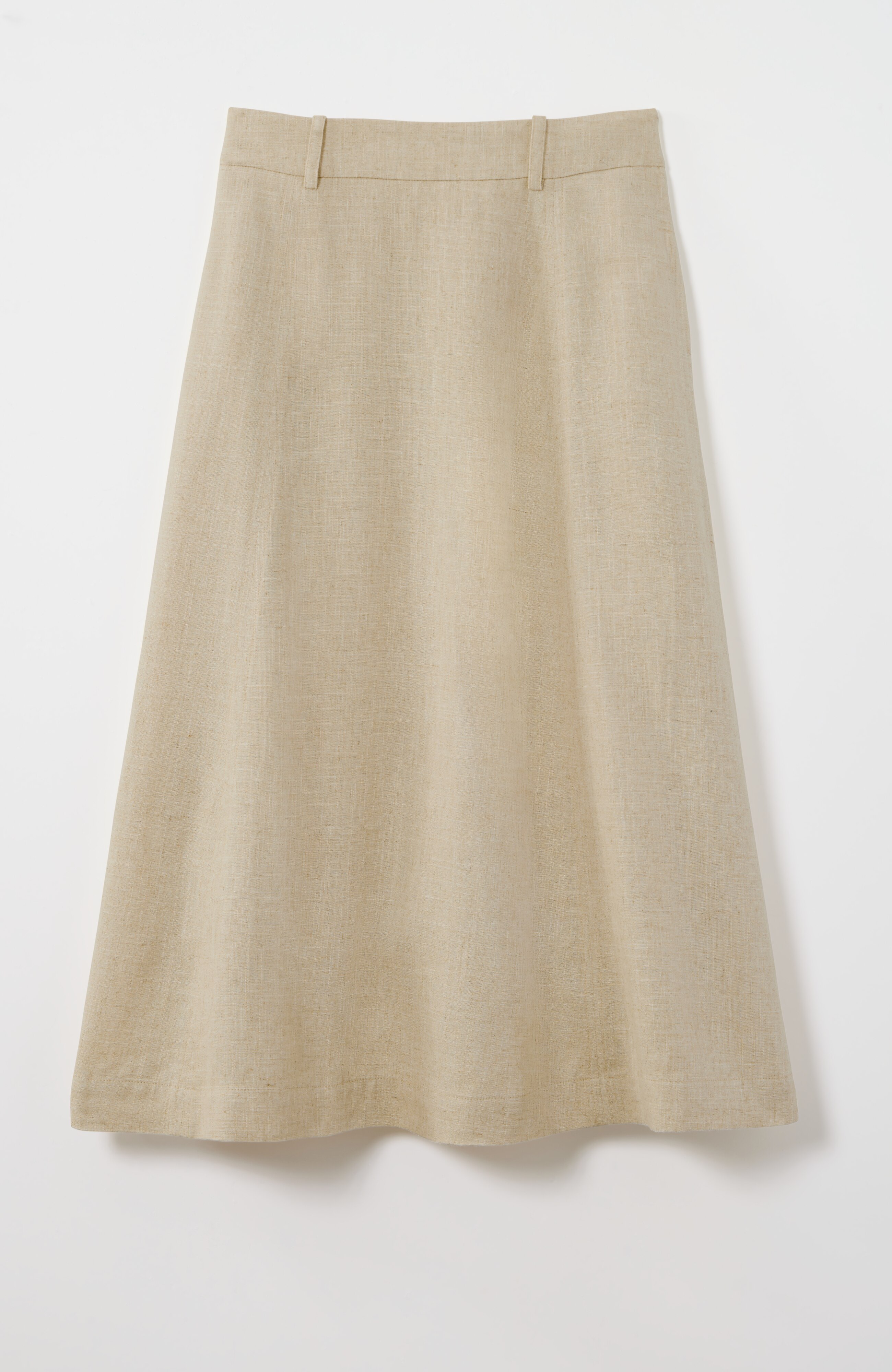 seamed maxi skirt