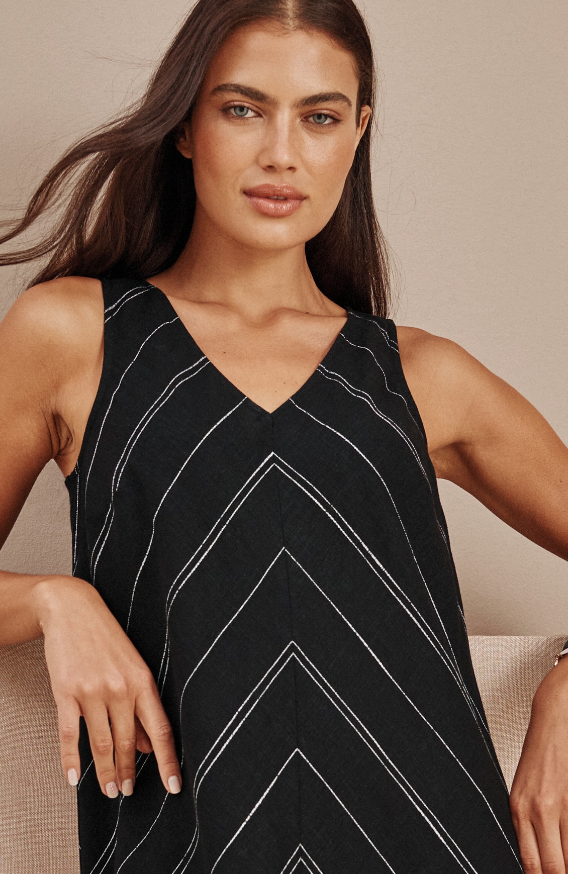 Pure Jill Slub Maxi Dress