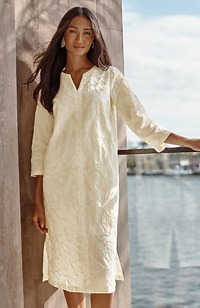 Image for Pure Jill Embroidered Pullover Dress
