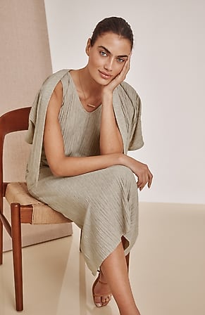 Image for Pure Jill Pleated Dress & Cardi Set