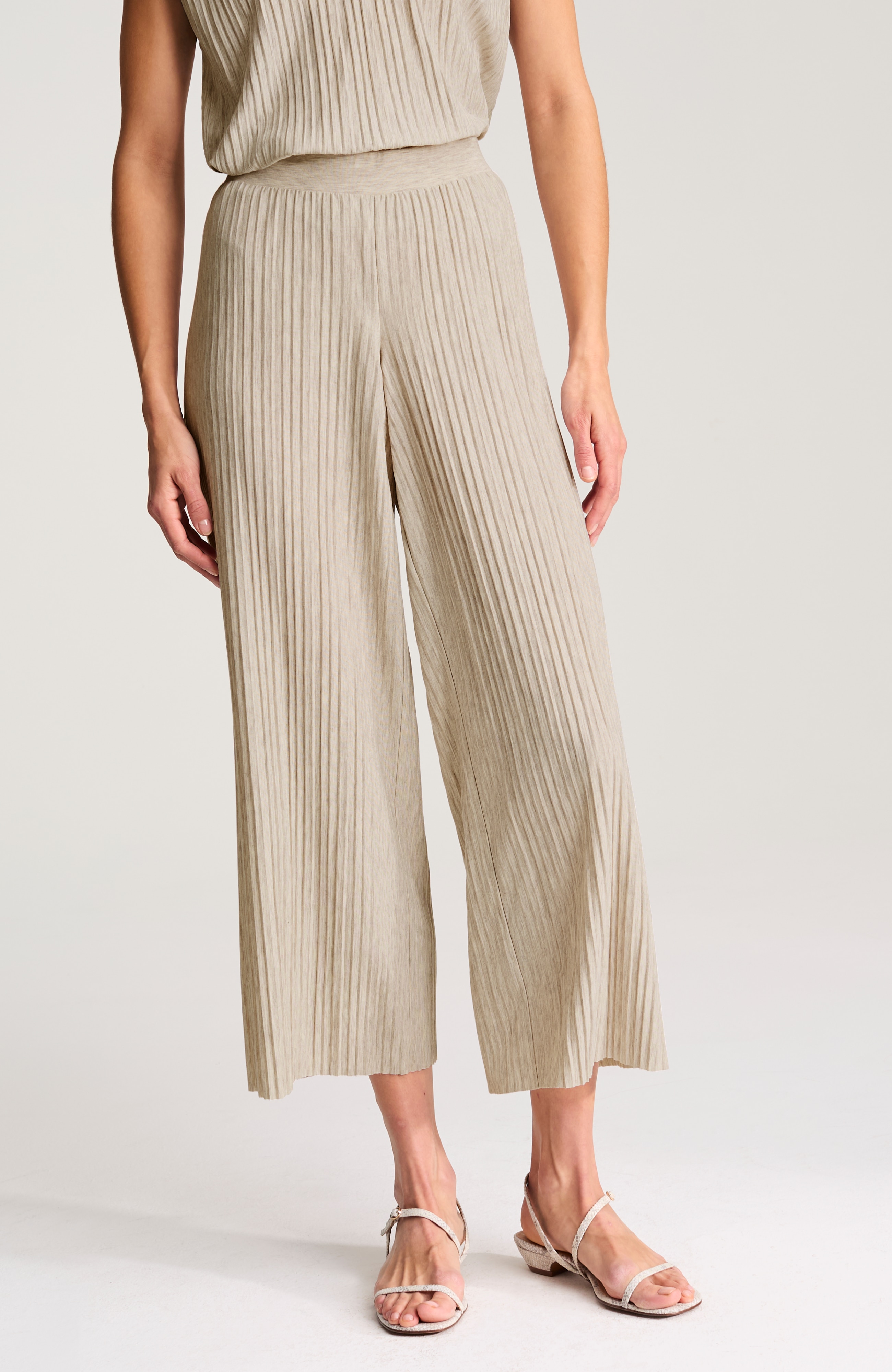 PJ PLEATED WIDE-LEG CROPS | JJill