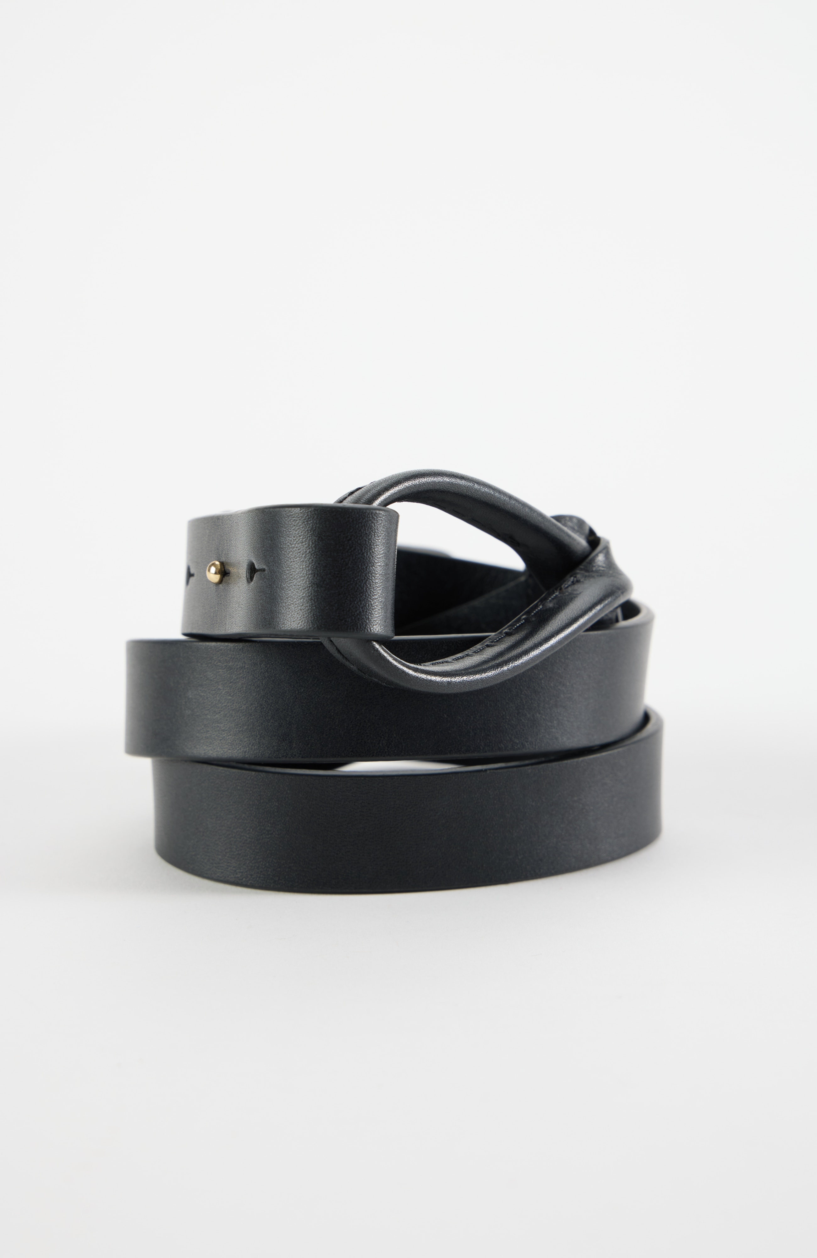 leather loop belt