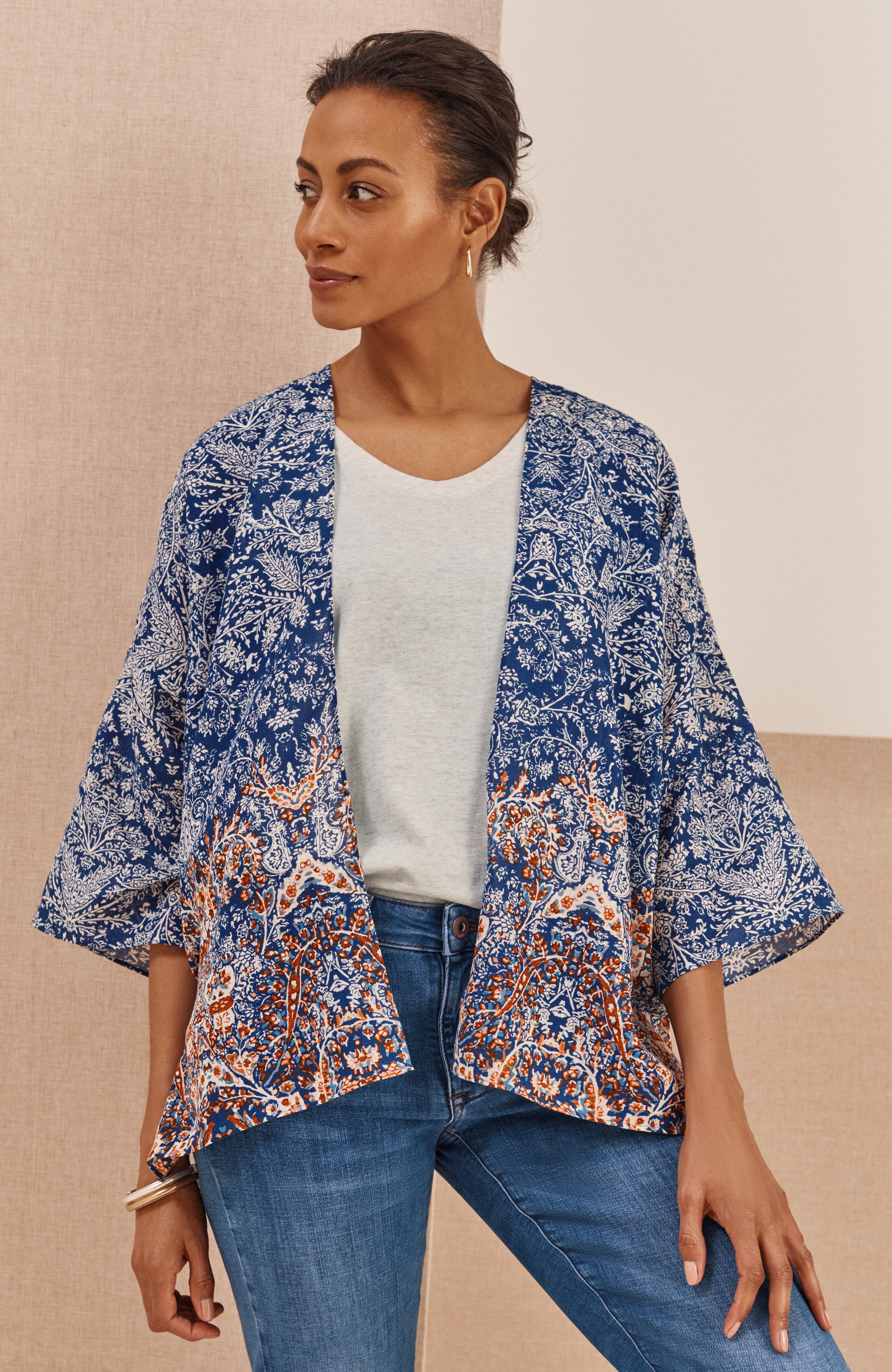 ornate printed jacket