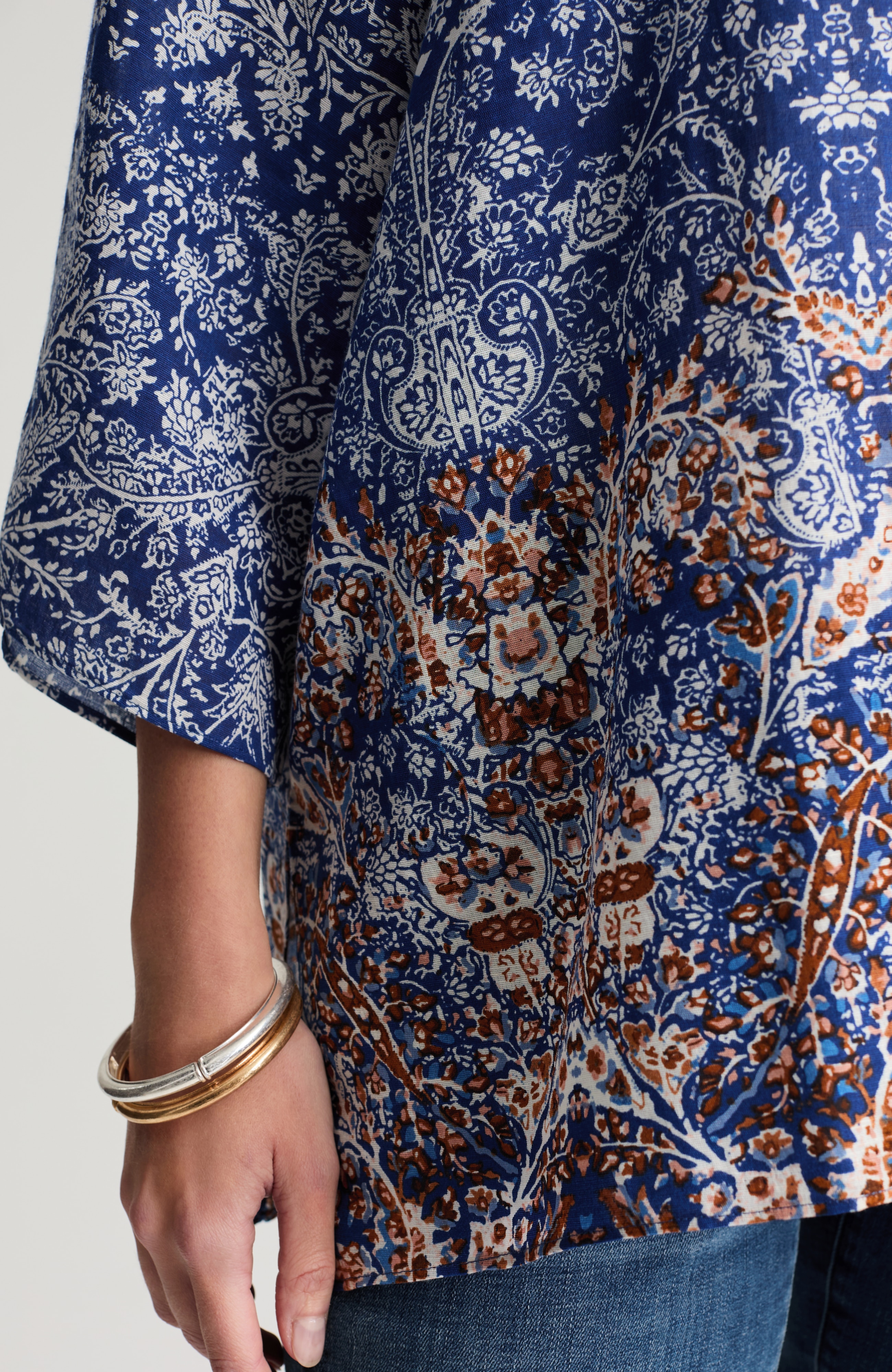 ornate printed jacket