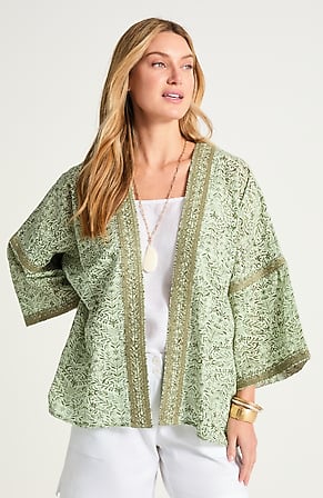 Image for Printed & Embroidered Jacket
