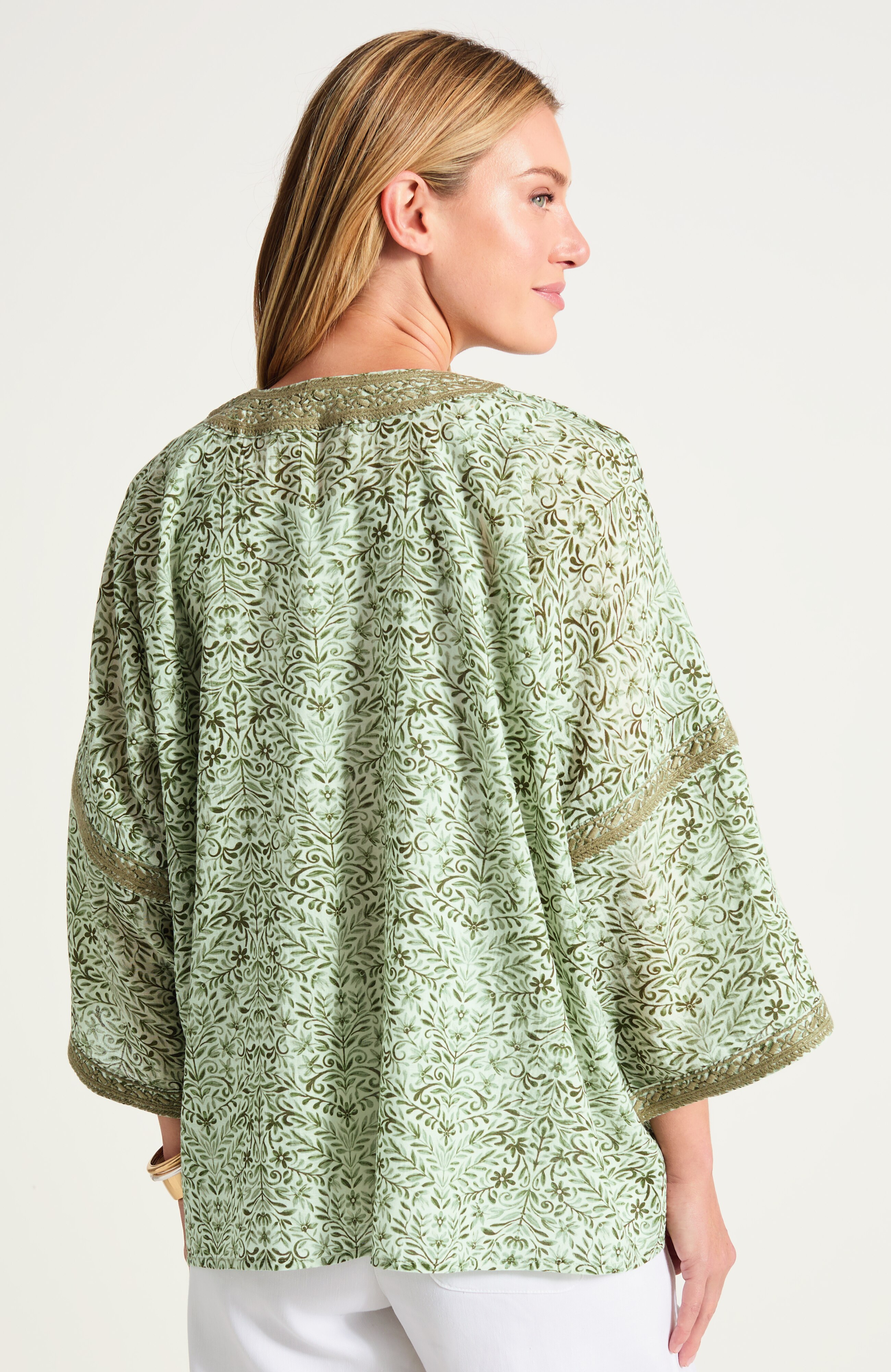 printed & embroidered jacket