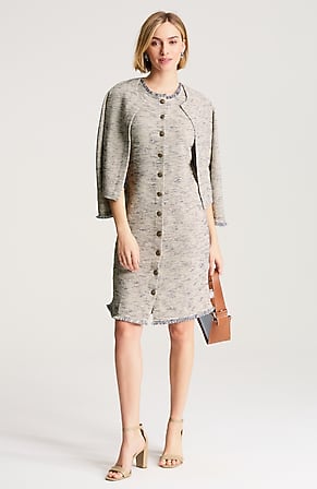 Image for Tweed-Mix Dress