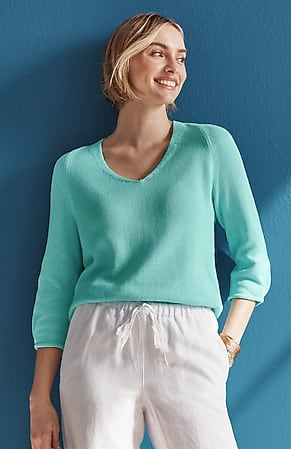 Image for Lightweight Raglan-Sleeve Sweater