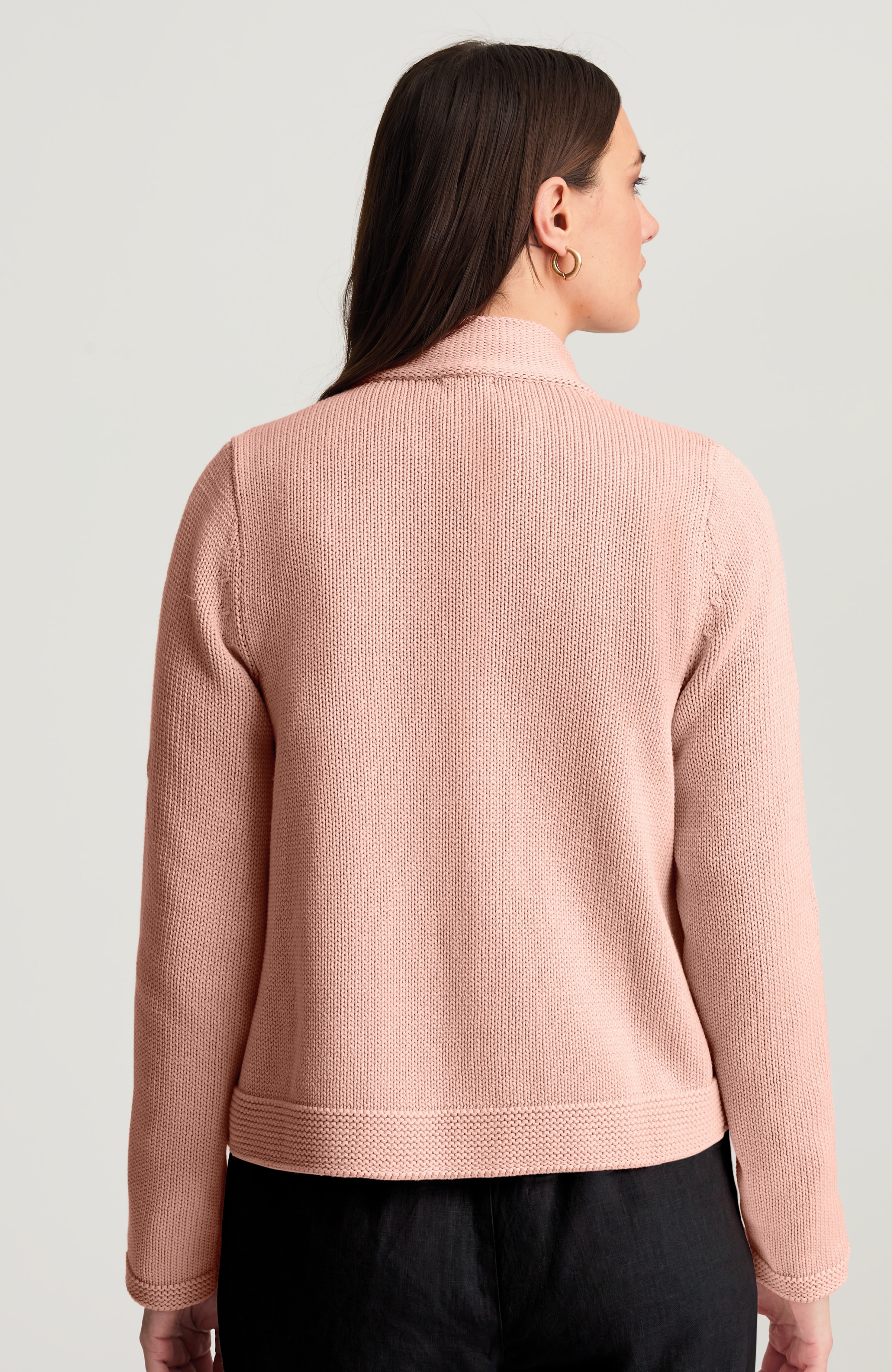 zip-front cardi