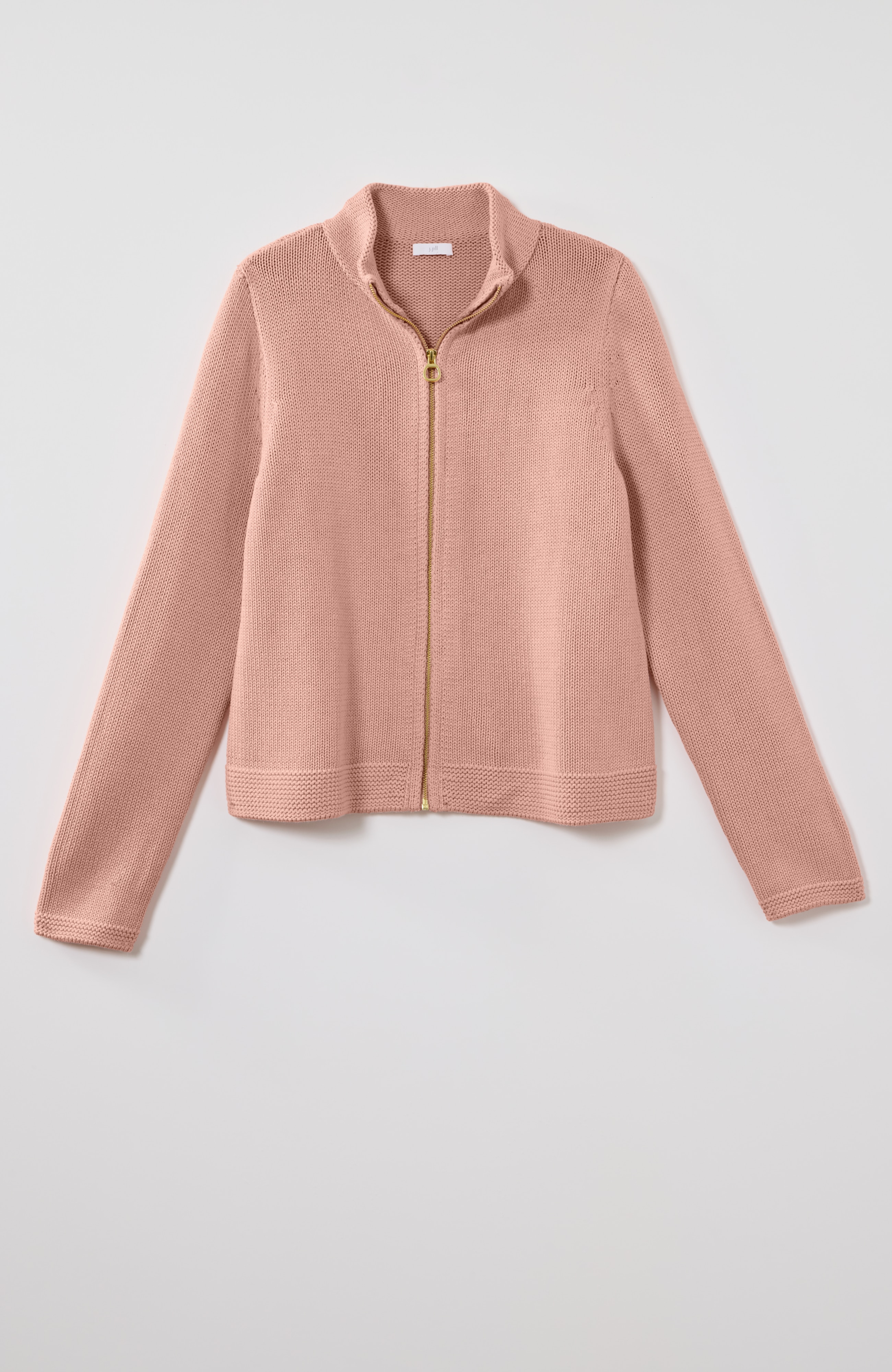 zip-front cardi
