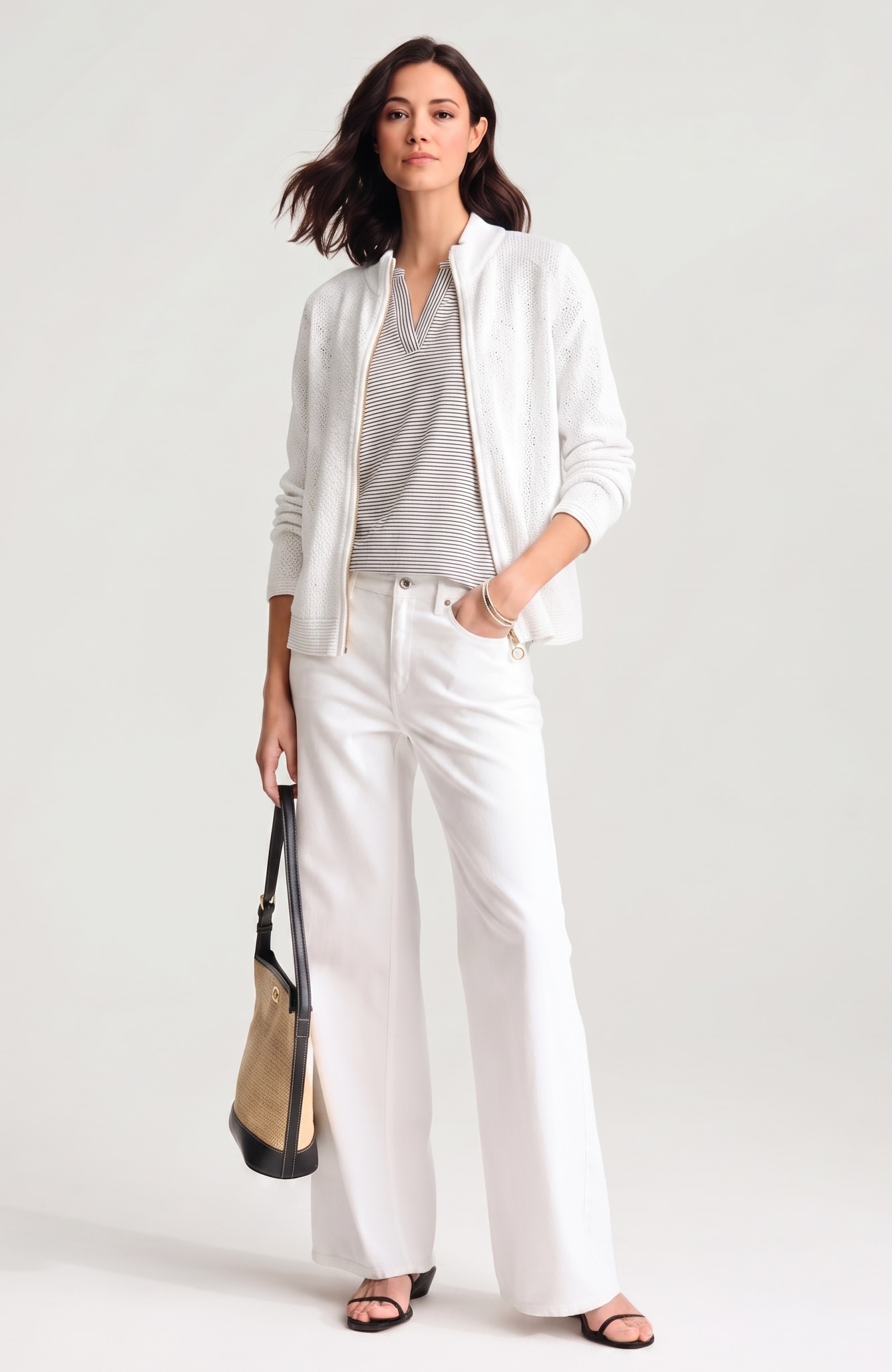 ZIP-FRONT CARDI | JJill