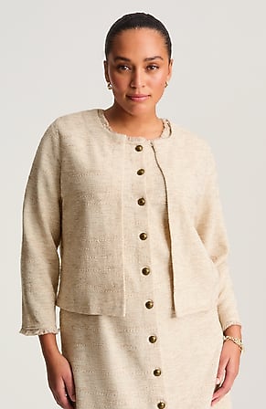 Image for Tweed-Mix Cardi