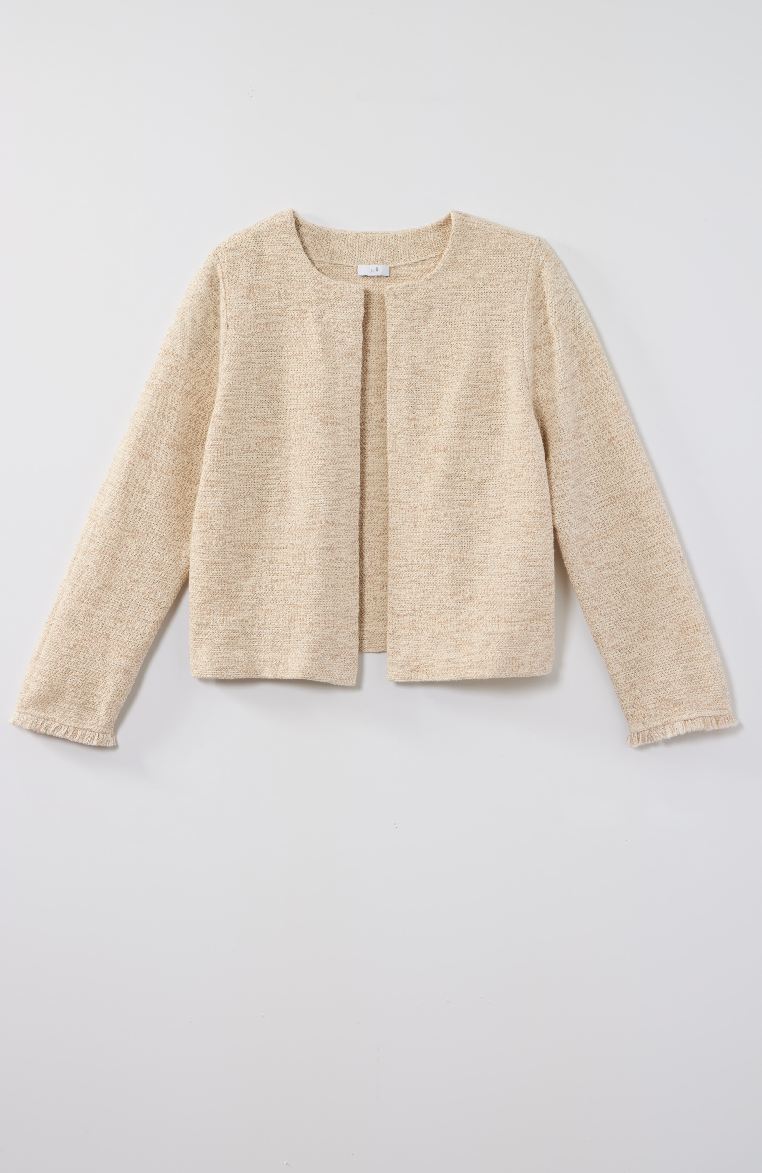tweed-mix cardi