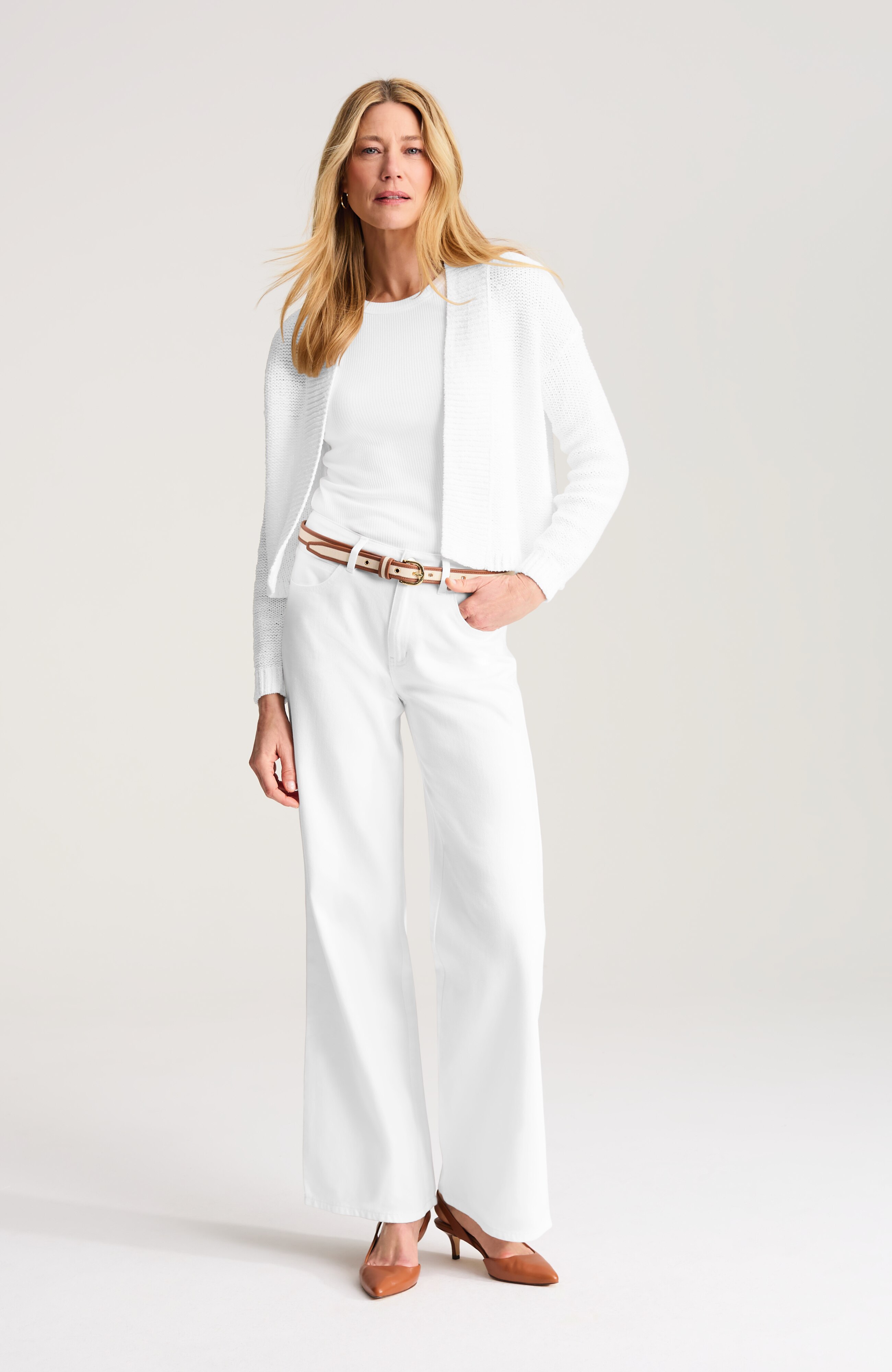 RELAXED COTTON CARDI | JJill