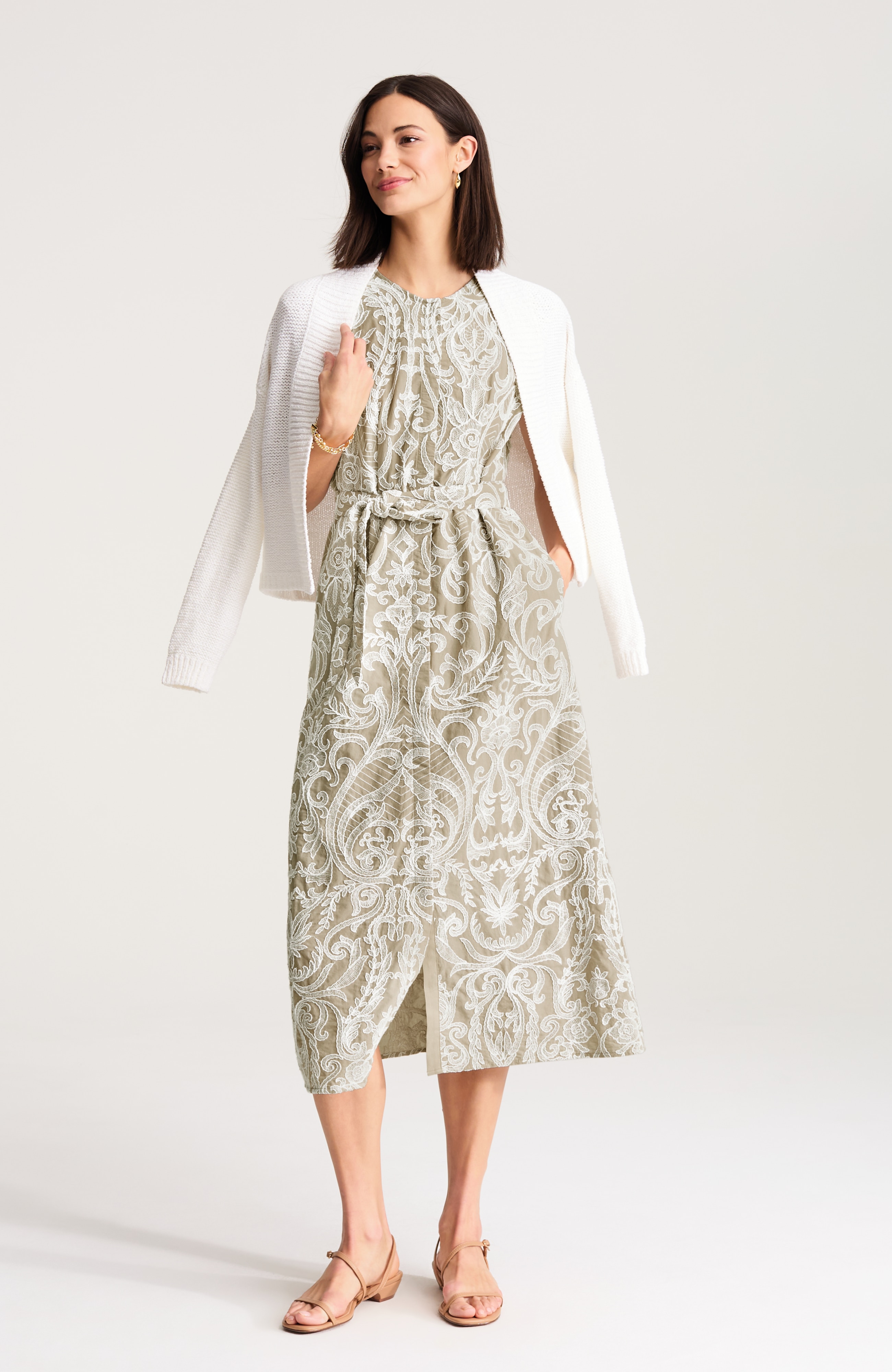 relaxed cotton cardi