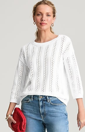 Image for Open-Stitched Sweater