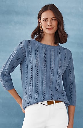 Image for Open-Stitched Sweater