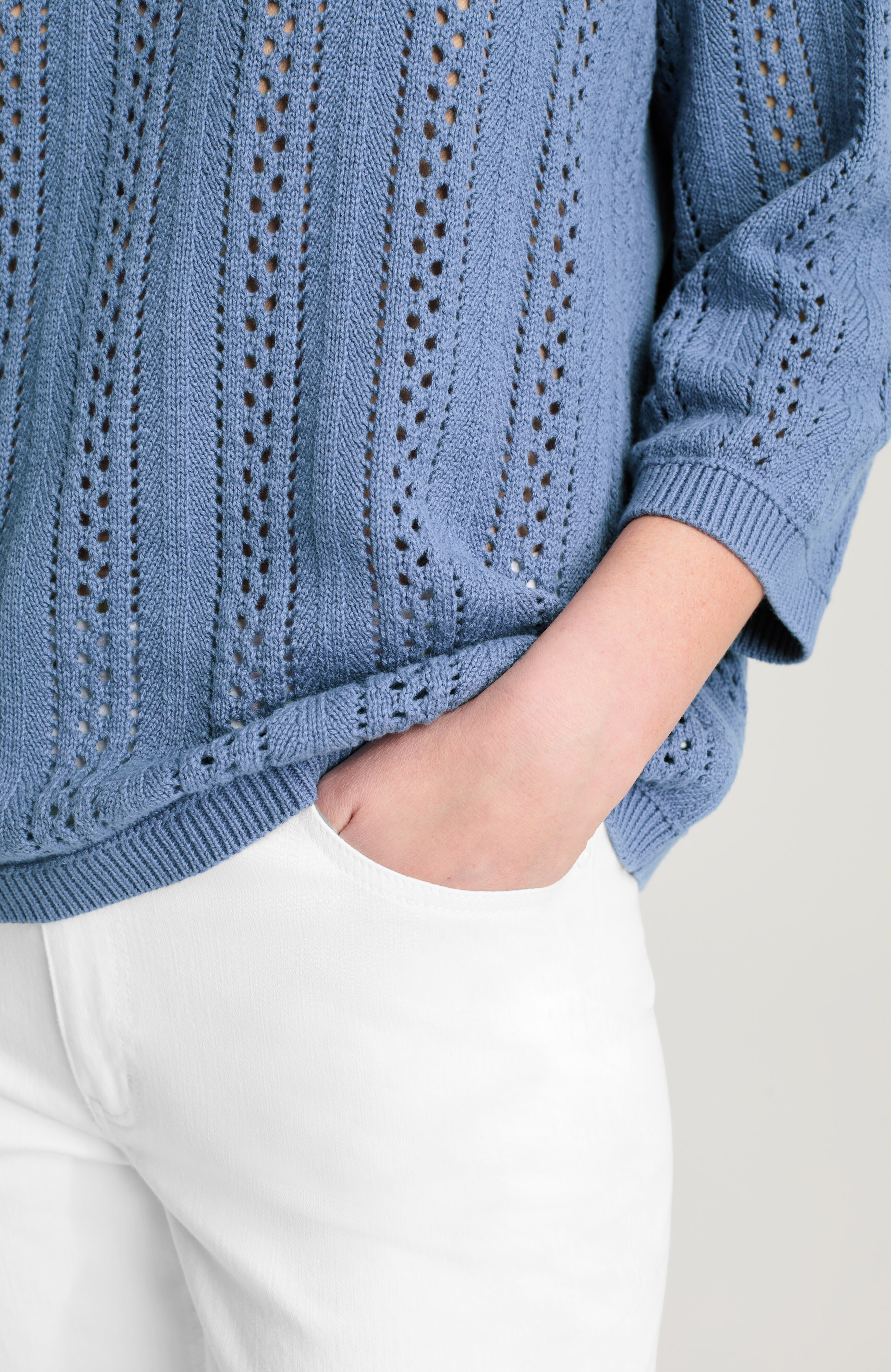 Open-Stitched Sweater | JJill