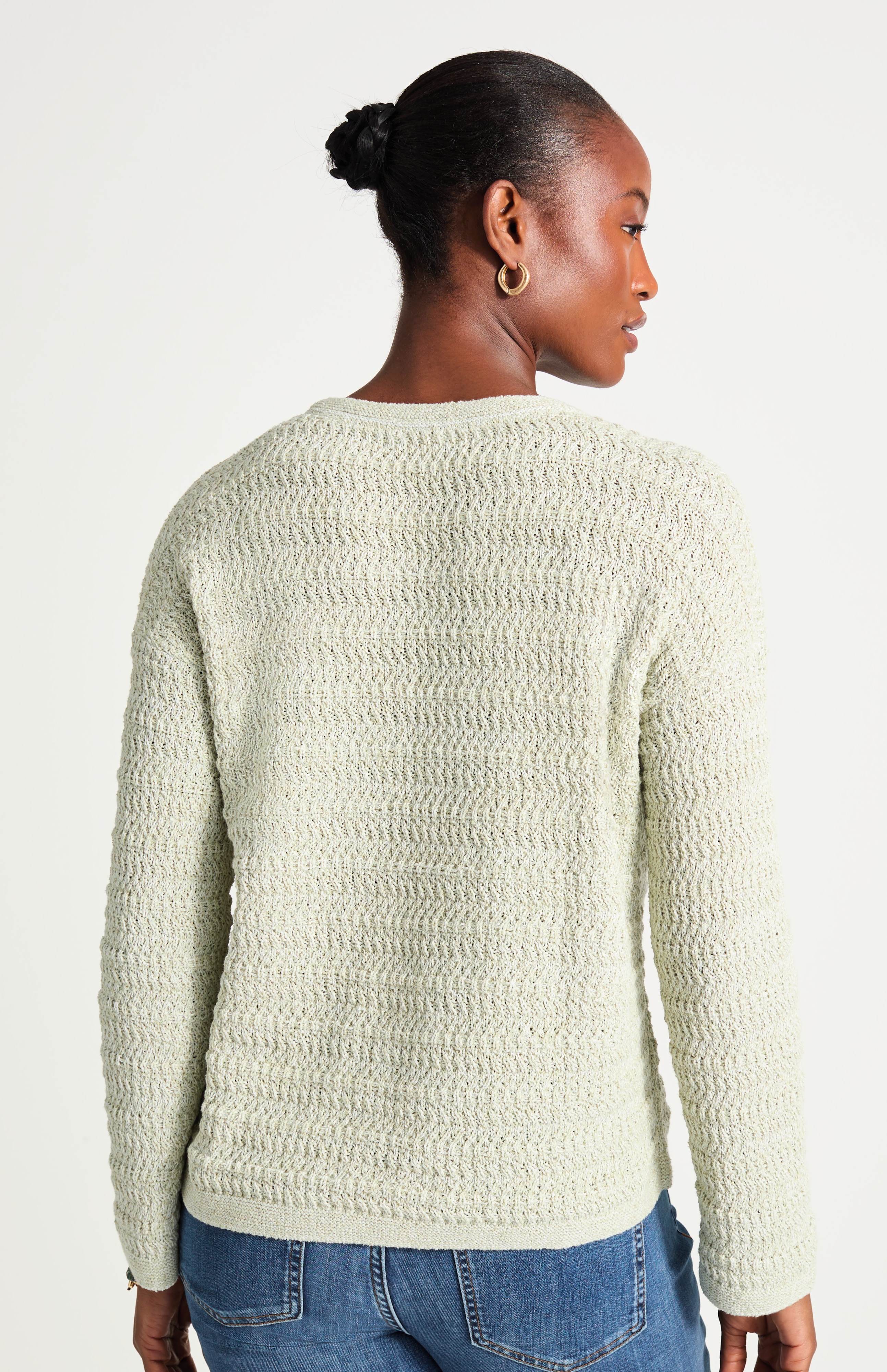 Textured Pullover Sweater