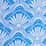 bright blue deco fan mix, $54.99